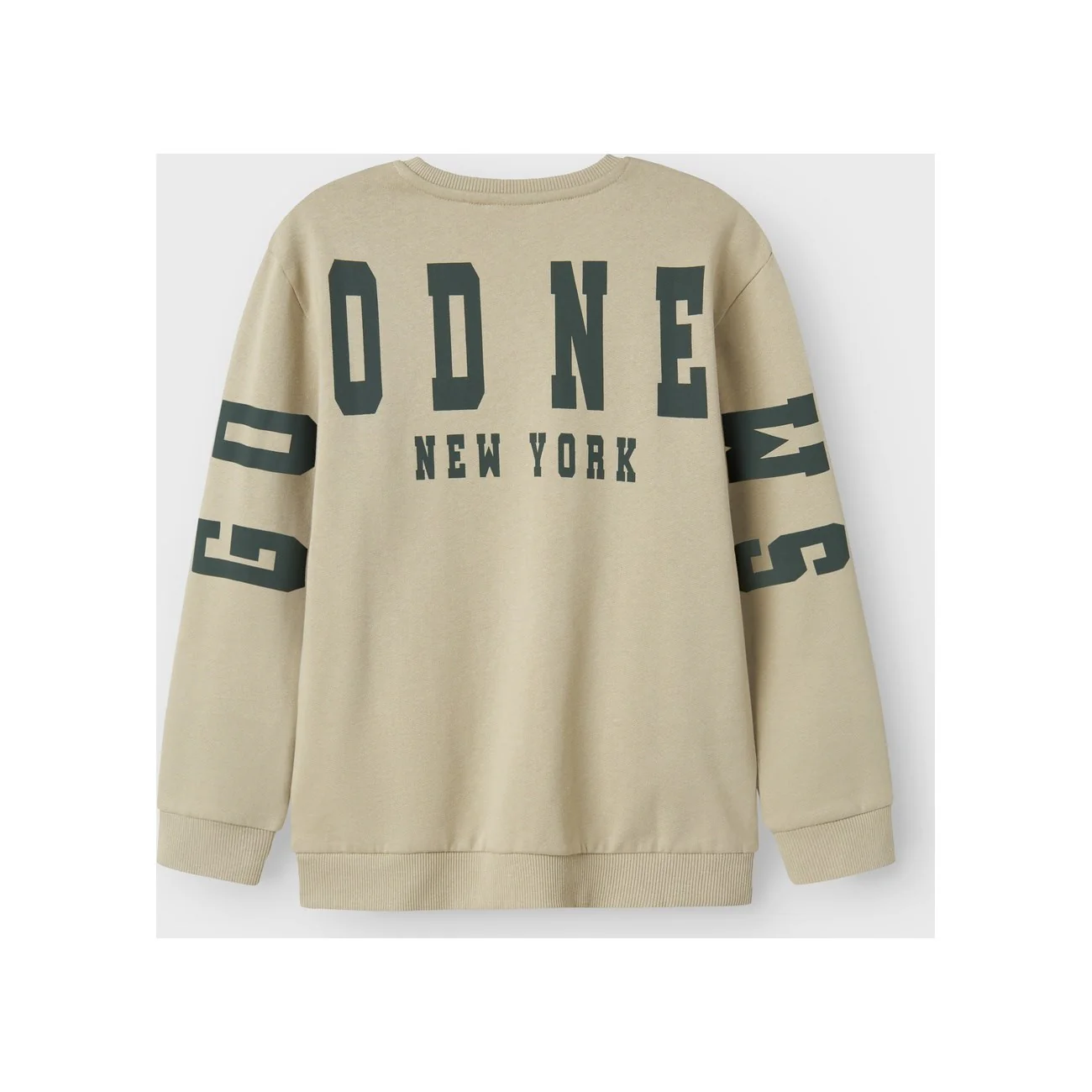 Name It Island Fossil Nkmnolen Ls Nreg Sweat Bru - Image 5