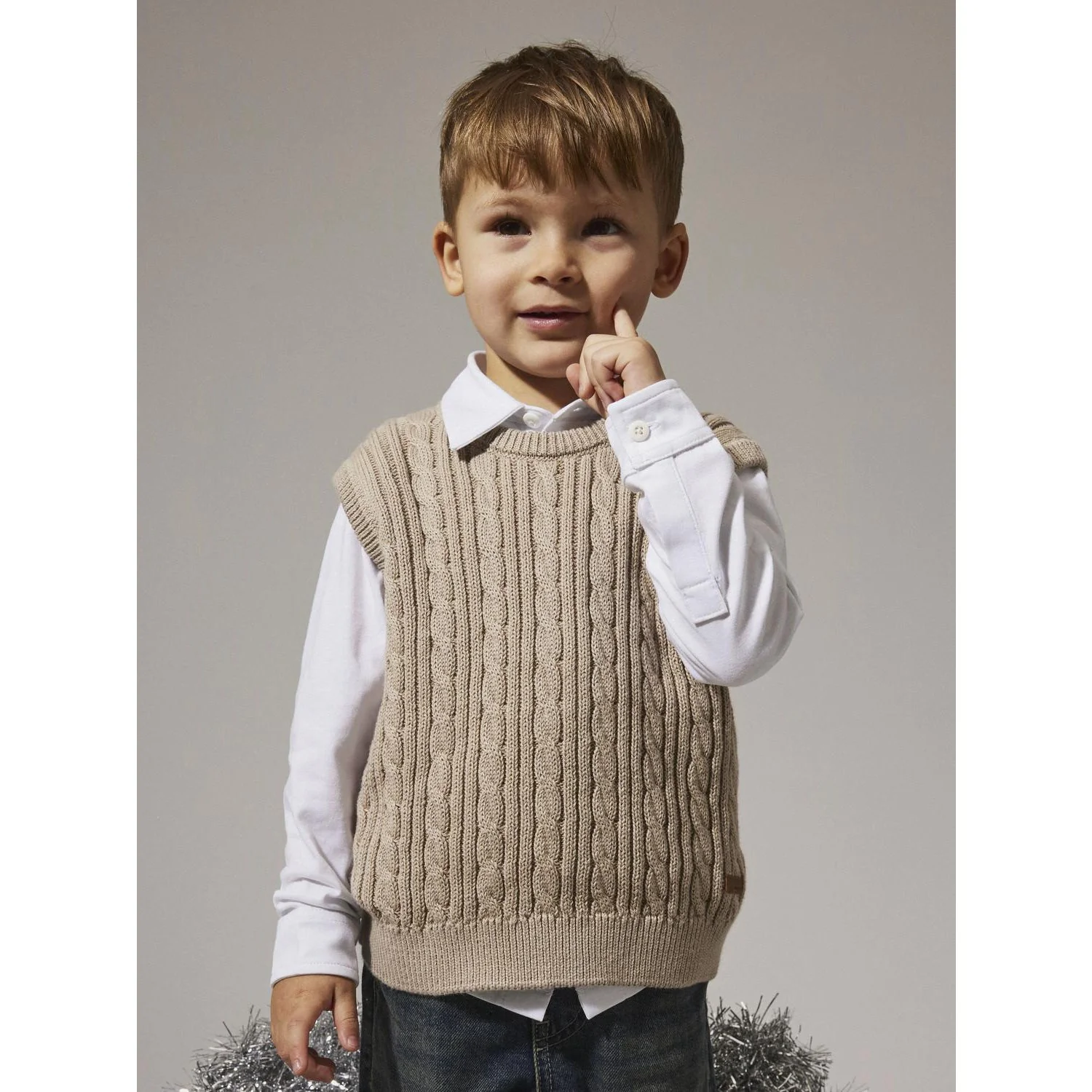 Name It Island Fossil Nmmroman Knit Slipover - Image 3