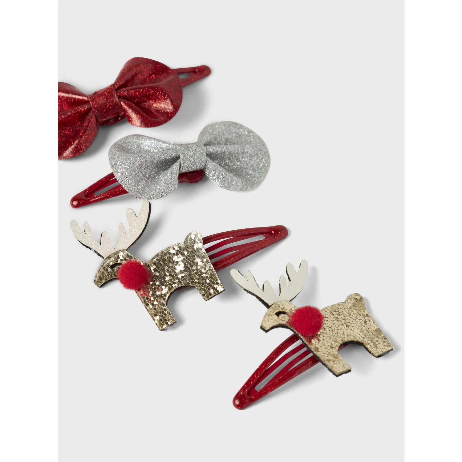 Name It Jester Red Nkfreinbow 4P Hairclip - Image 2
