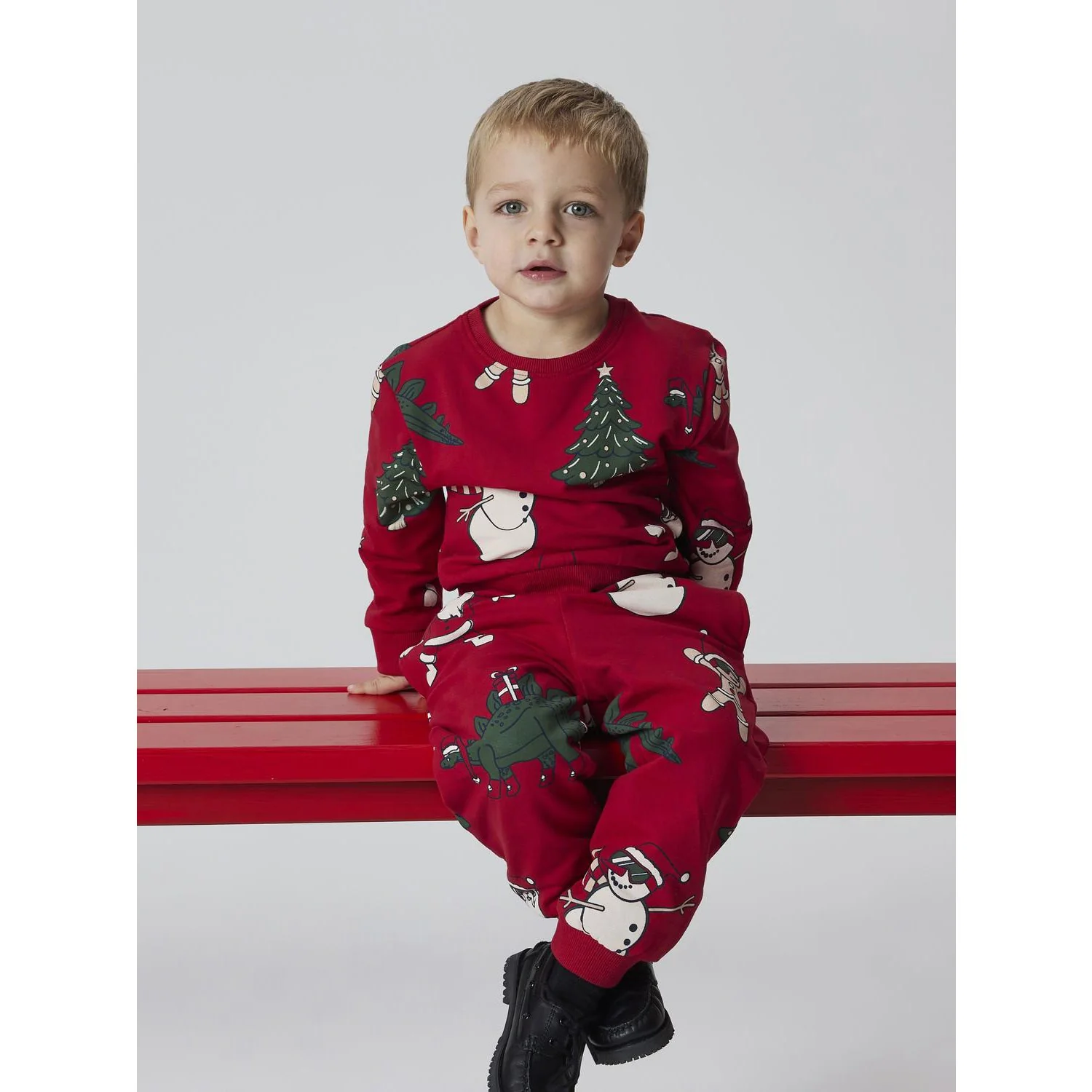 Name It Jester Red Nmmroka Ls Nreg Sweat Bru Box - Image 2