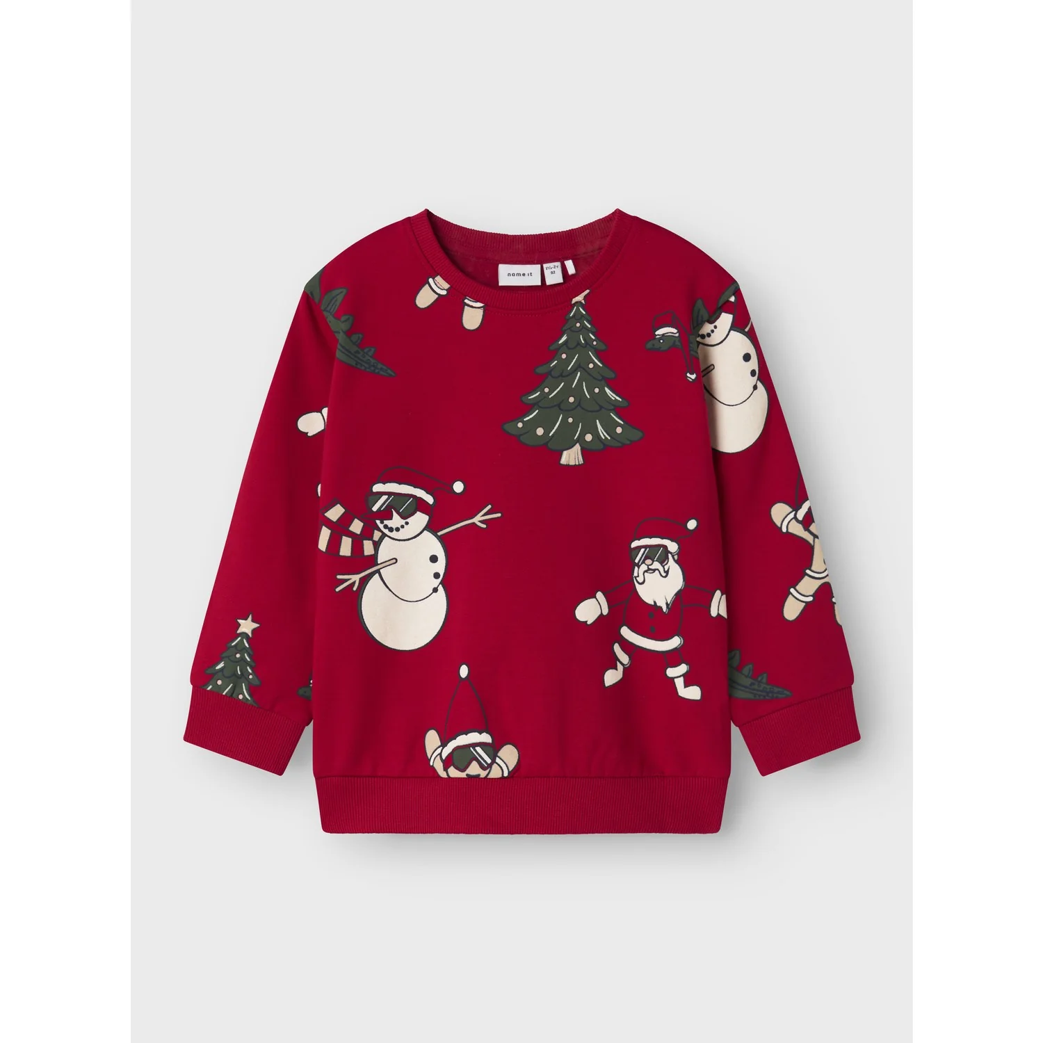 Name It Jester Red Nmmroka Ls Nreg Sweat Bru Box - Image 5