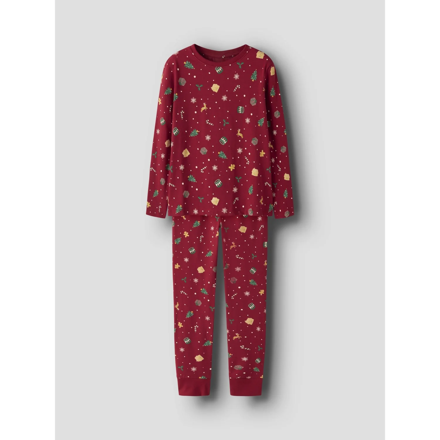 Name It Jester Red Xmas AOP Red Nknvismas Ls Nightset - Image 5