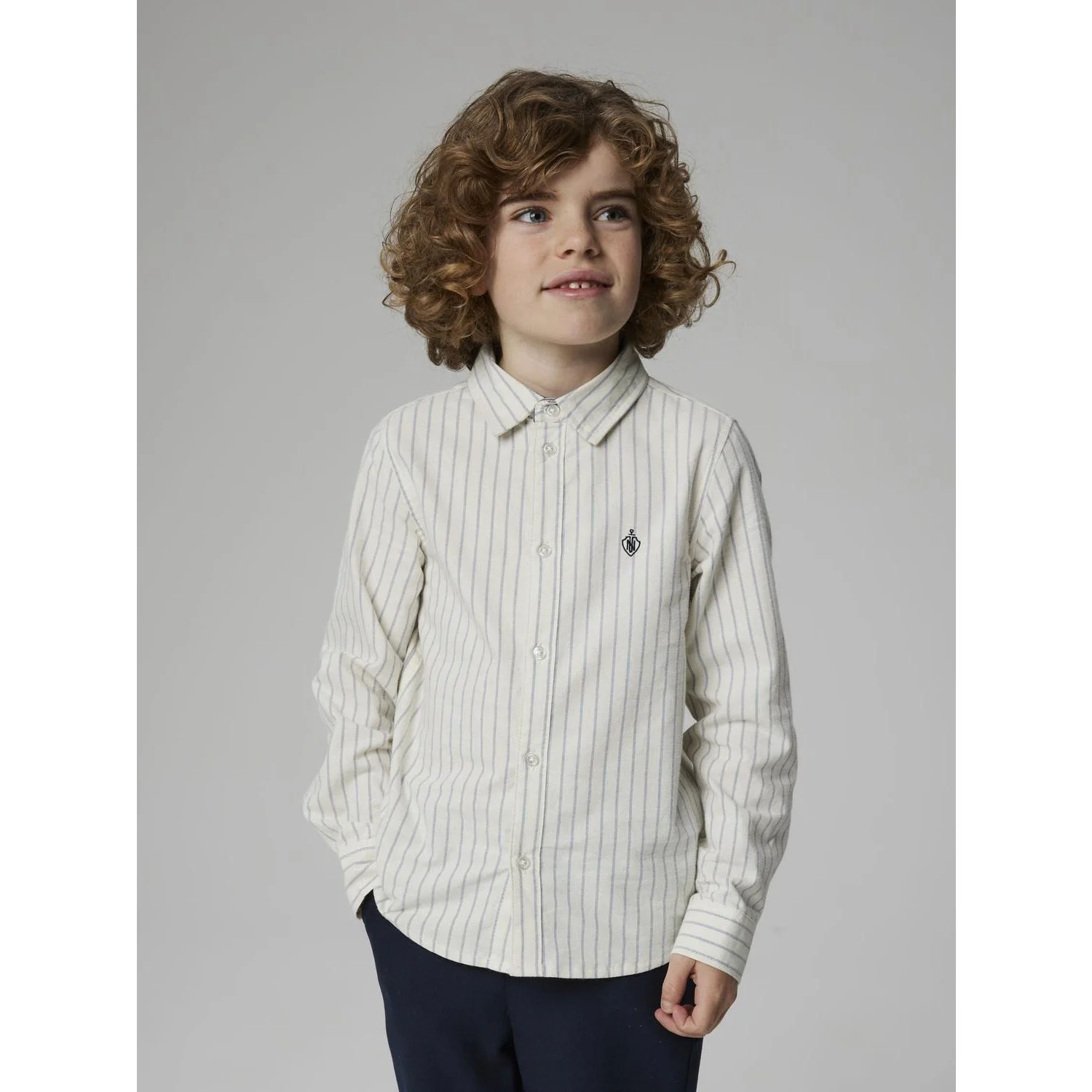 Name It Jet Stream Navy Blazer Nkmnewsa Ls Shirt Noos - Image 3