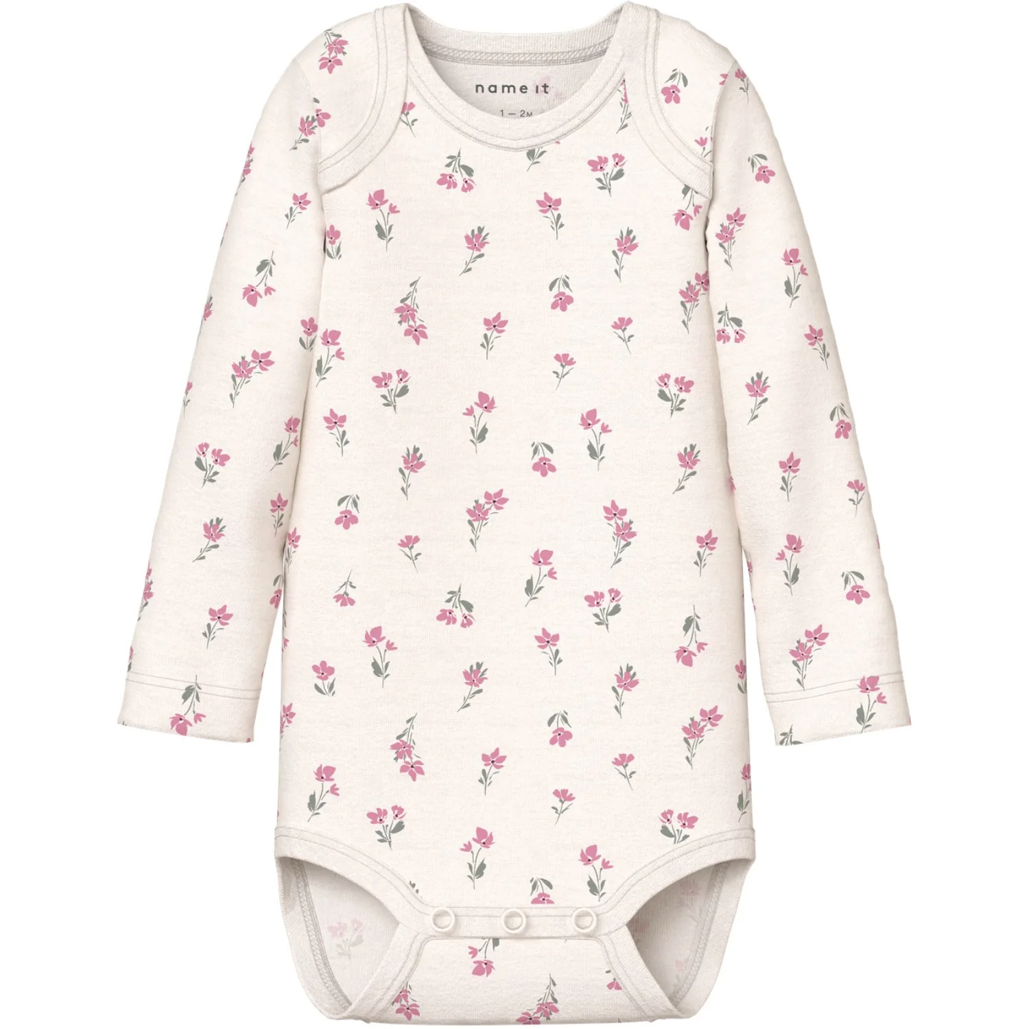 Name It Jet Stream Nbfbody 3P Ls Flower Noos - Image 3