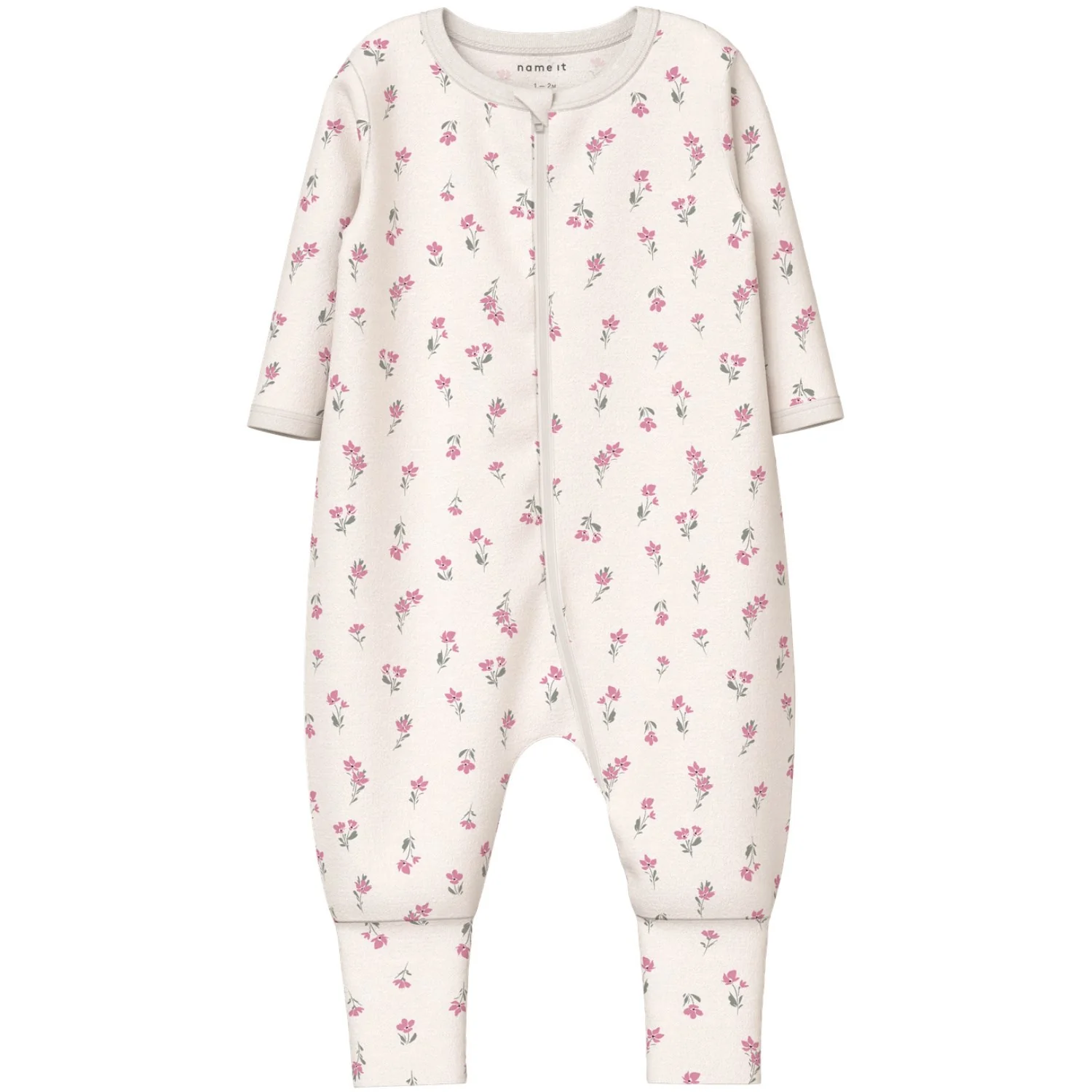 Name It Jet Stream Nbfnightsuit 2P Zip Ff Flower Noos - Image 2