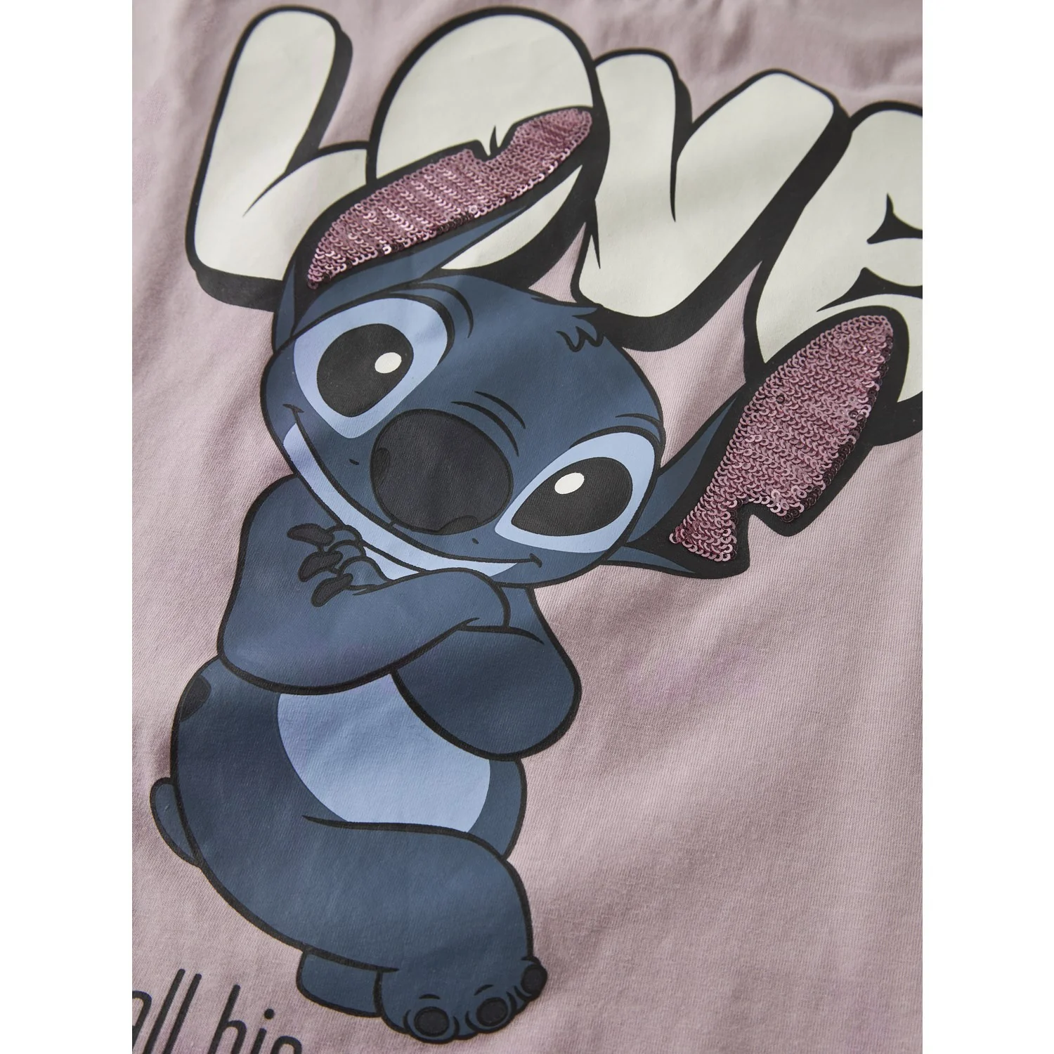 Name It Keepsake Lilac Nkfodina Stitch Ss Nreg Top Box Wdi - Image 3