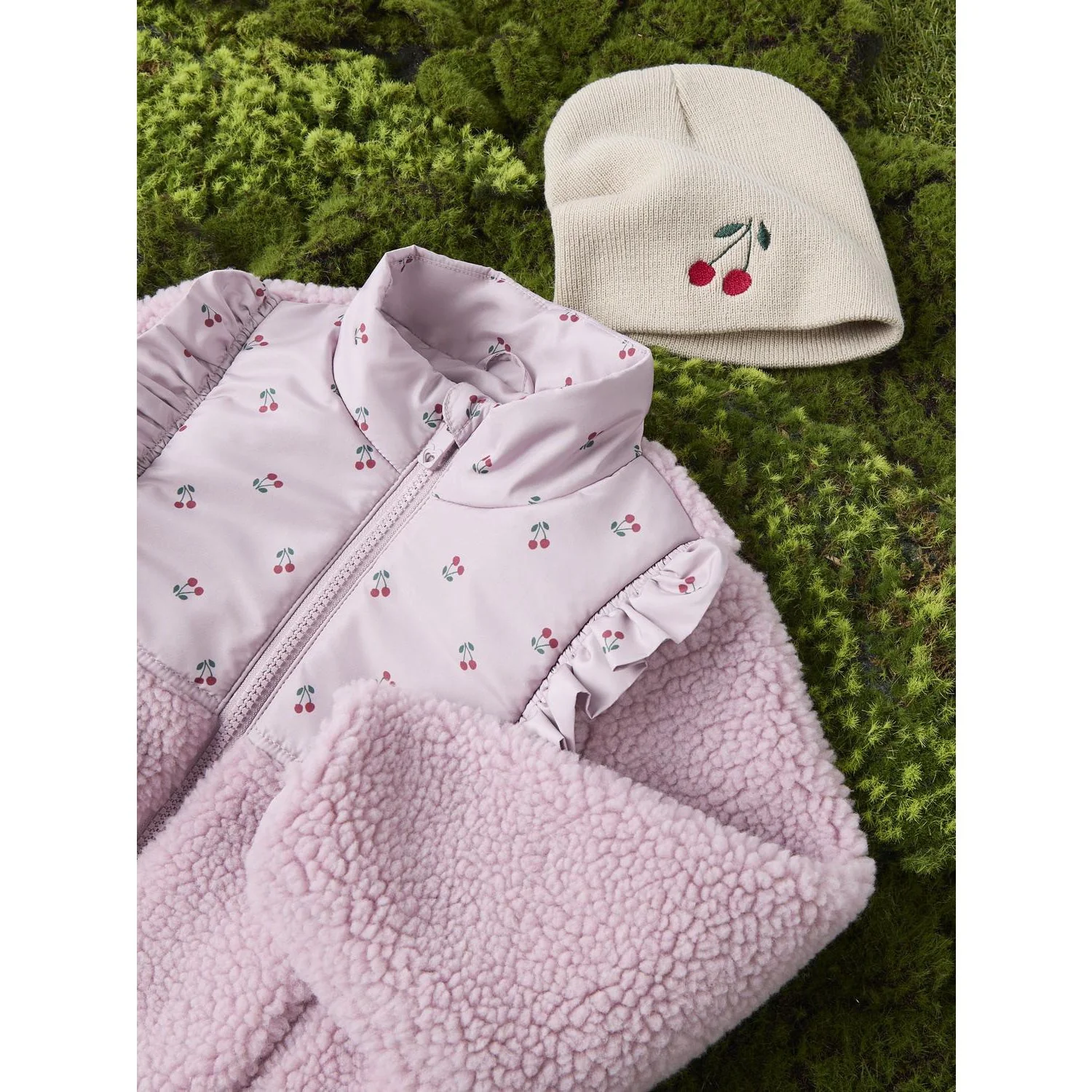 Name It Keepsake Lilac Nmfminna Teddy Jacket - Image 2