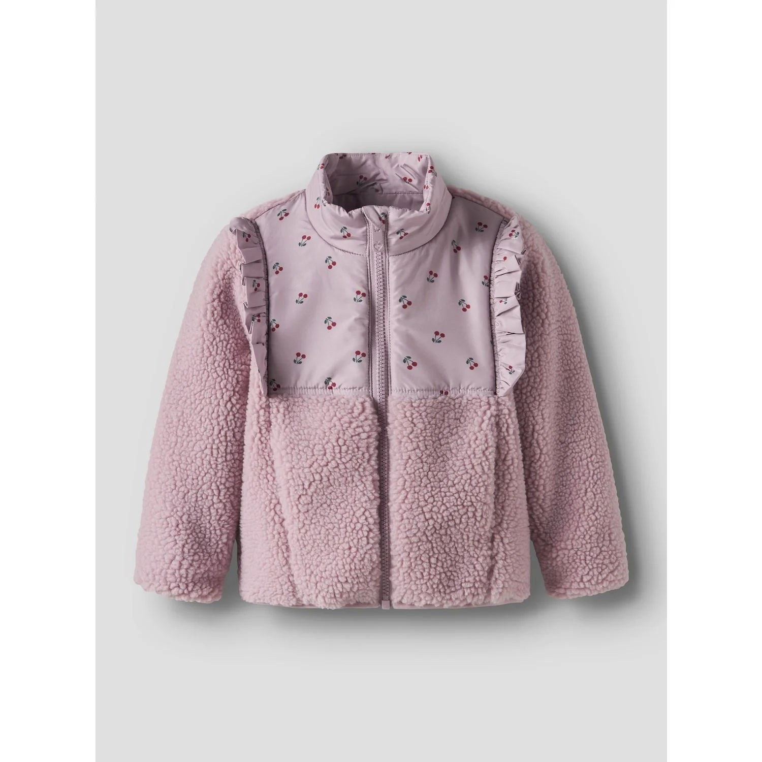 Name It Keepsake Lilac Nmfminna Teddy Jacket - Image 4