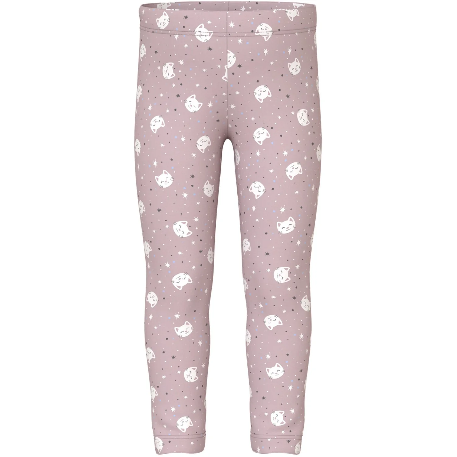 Name It Keepsake Lilac Yin Yang Cats Nmfdavina Aop Swe Leggings Bru