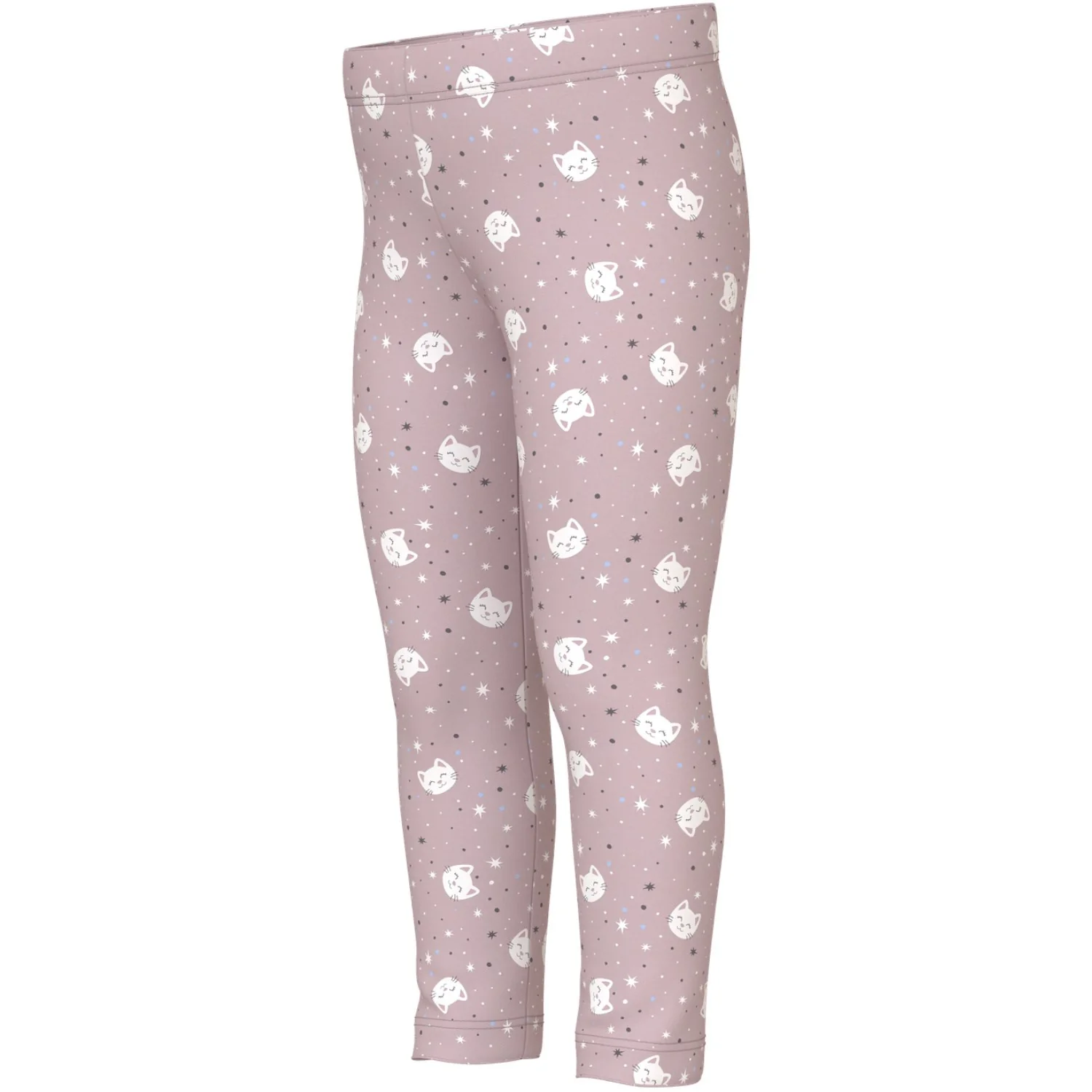 Name It Keepsake Lilac Yin Yang Cats Nmfdavina Aop Swe Leggings Bru - Image 2