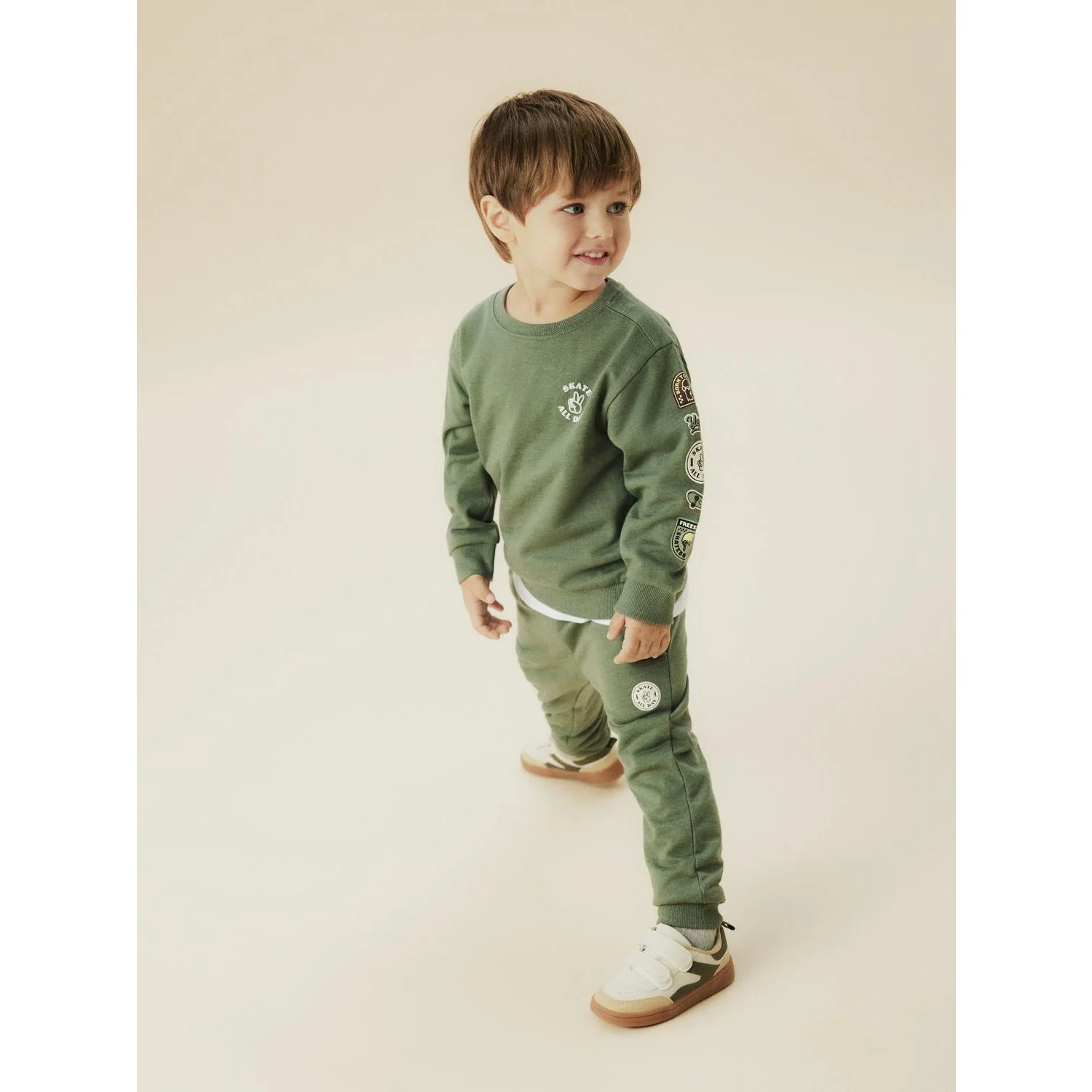 Name It Laurel Wreath Nmmolaf Ls Nreg Swe Bru Pb - Image 2