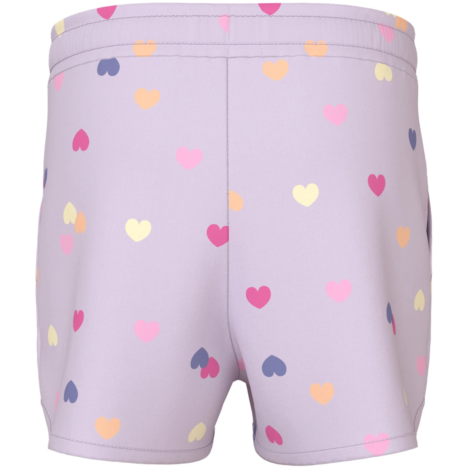 Name It Lavender Fog Colorful Hearts Nmfvigga Shorts F1 Noos - Image 2