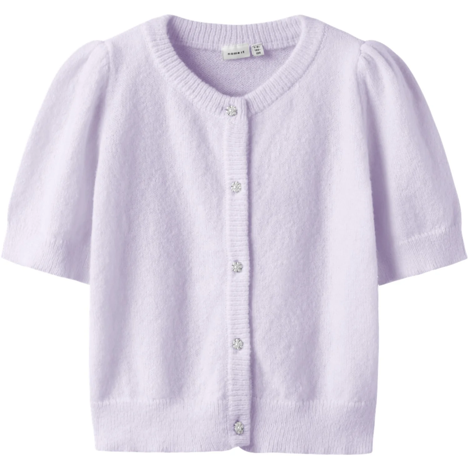 Name It Lavender Fog Nkfnabeth 2/4 Sl Knit Card