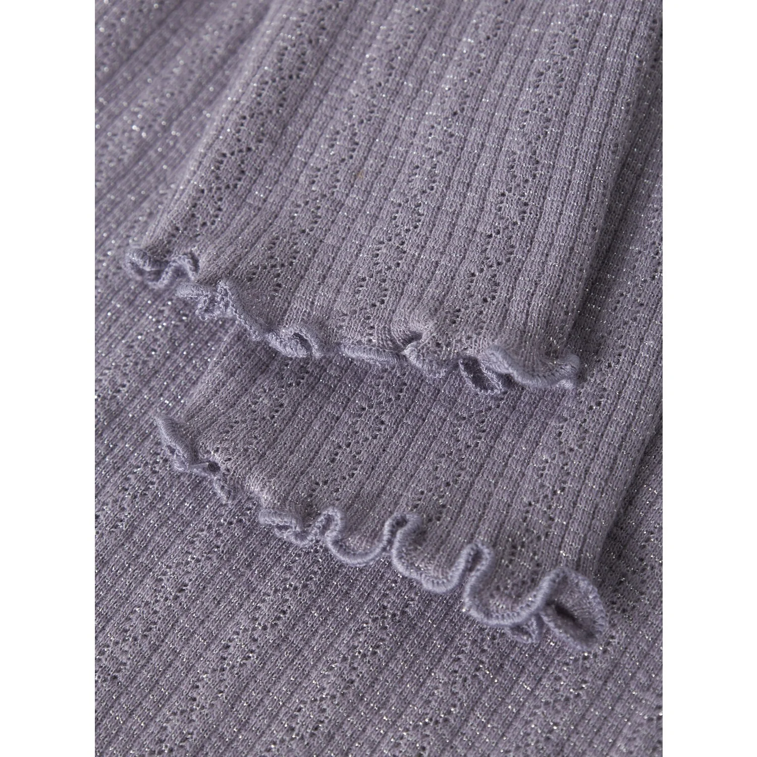 Name It Lavender Gray Melange Nmfblitta Slim Leggings - Image 2