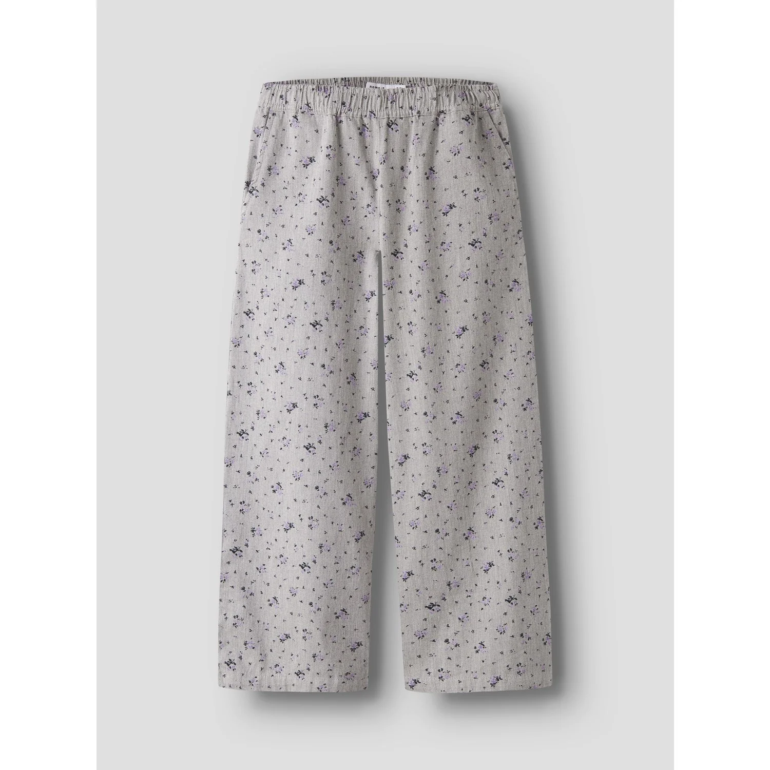 Name It Lavender Gray Nkfdrita Wide Pants - Image 5