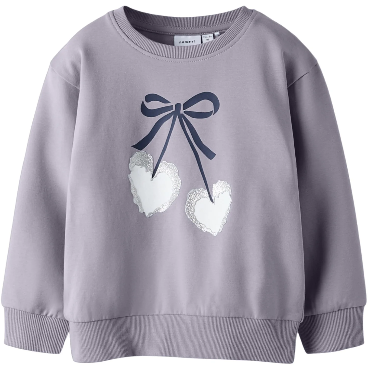 Name It Lavender Gray Nmfbasalt Ls Nreg Sweat Bru