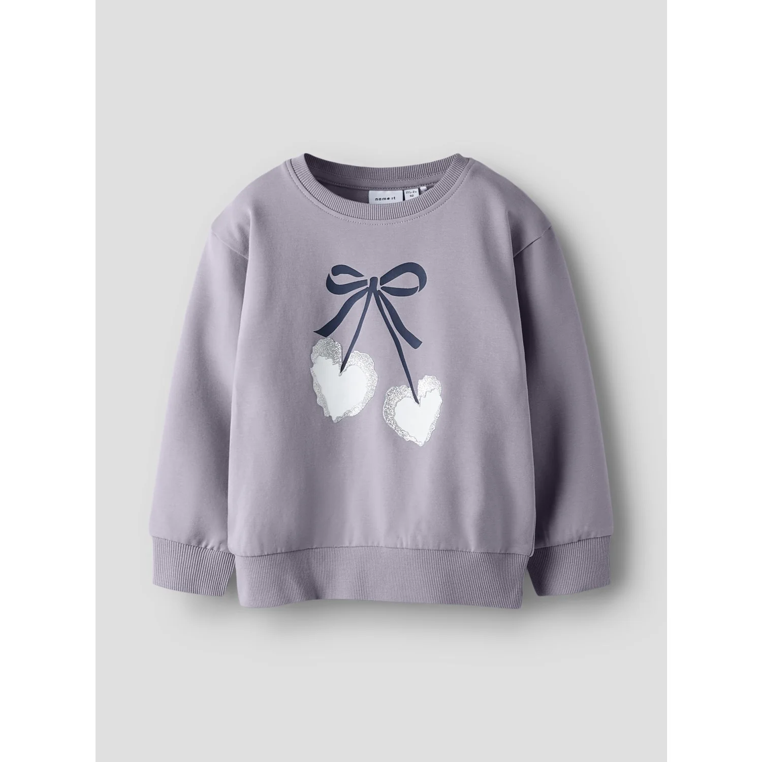 Name It Lavender Gray Nmfbasalt Ls Nreg Sweat Bru - Image 3