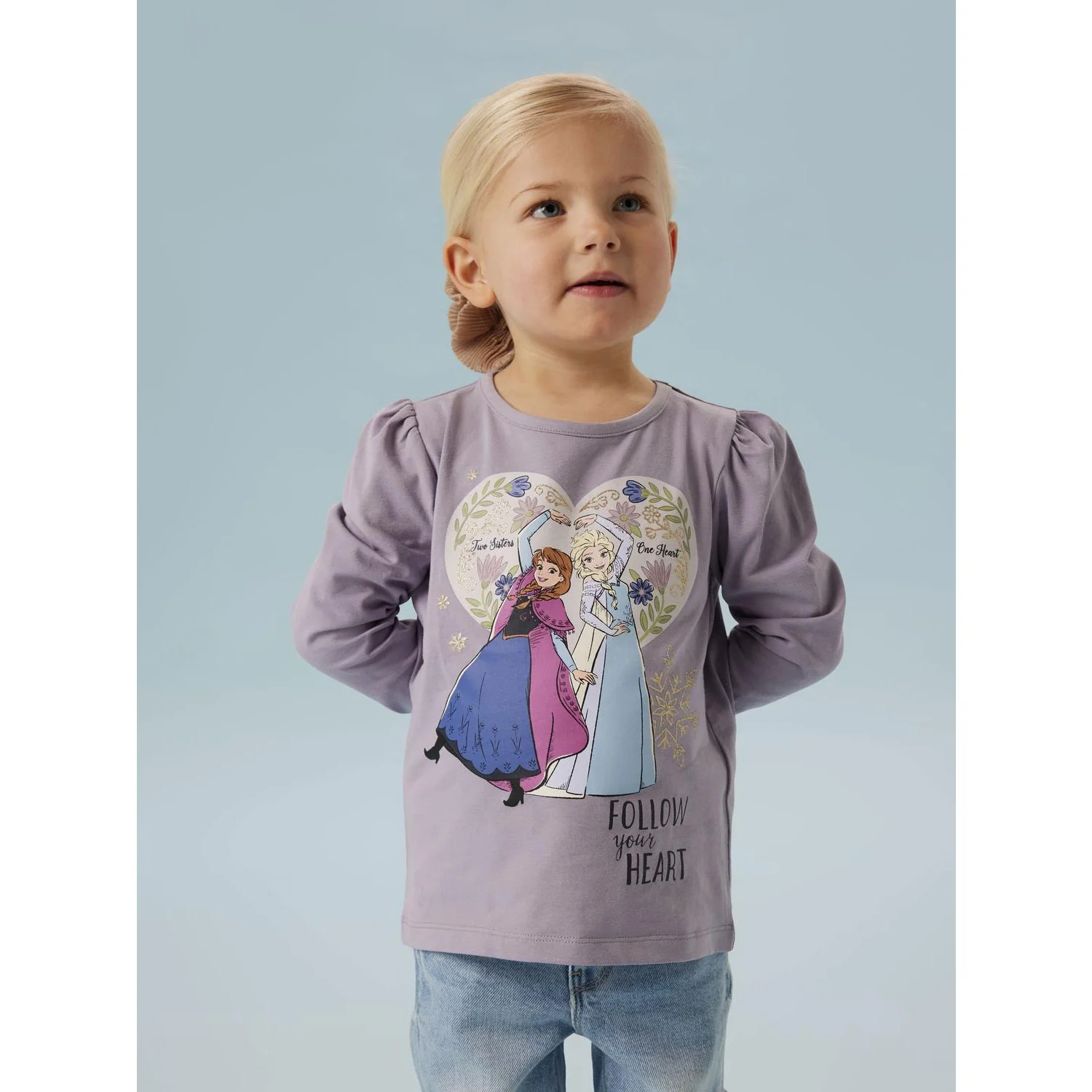 Name It Lavender Gray Nmfdora Frozen Ls Top Box Wdi - Image 2