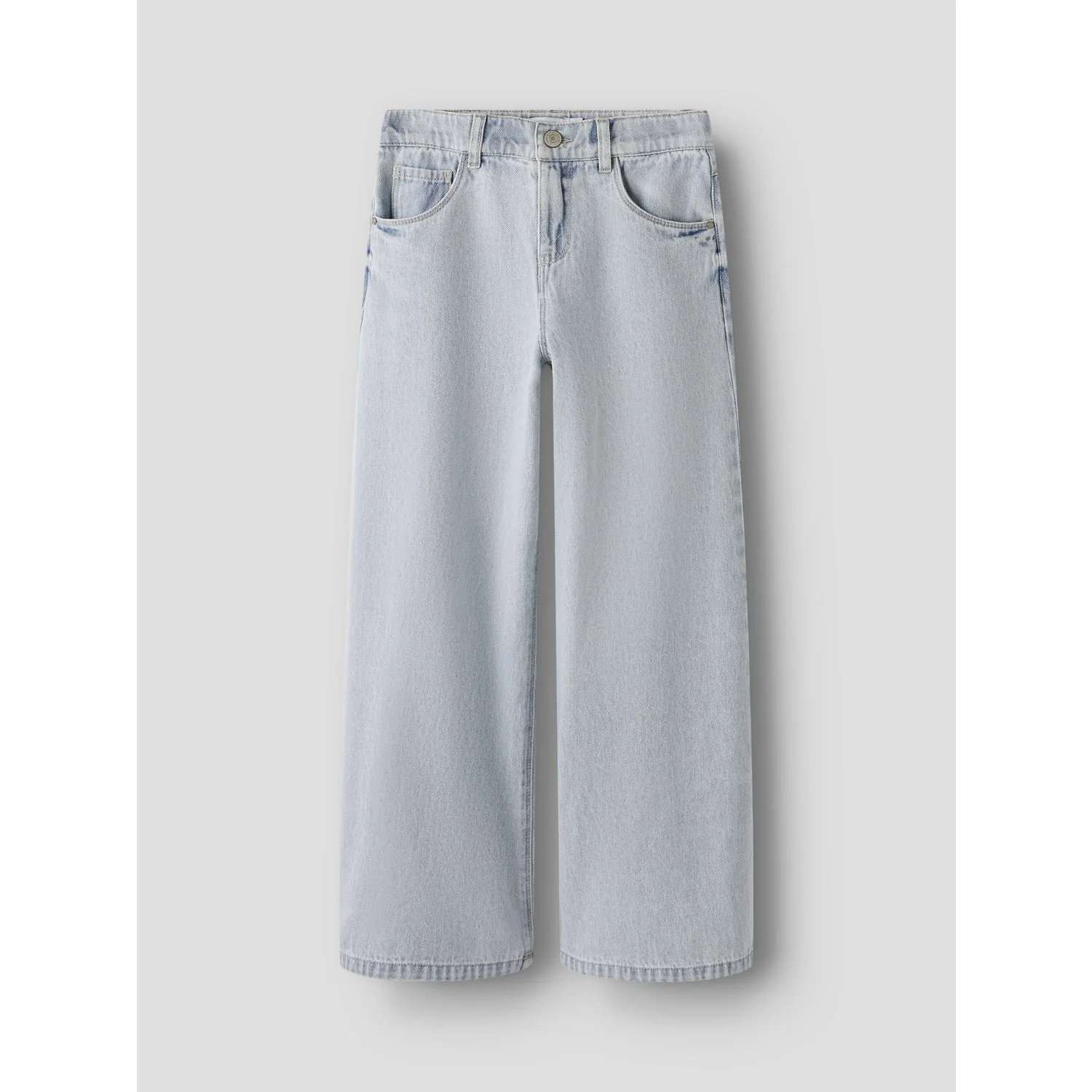 Name It Light Blue Bleached Denim Nkfbella Skater Xwide Jeans 3111-Za Noos - Image 3