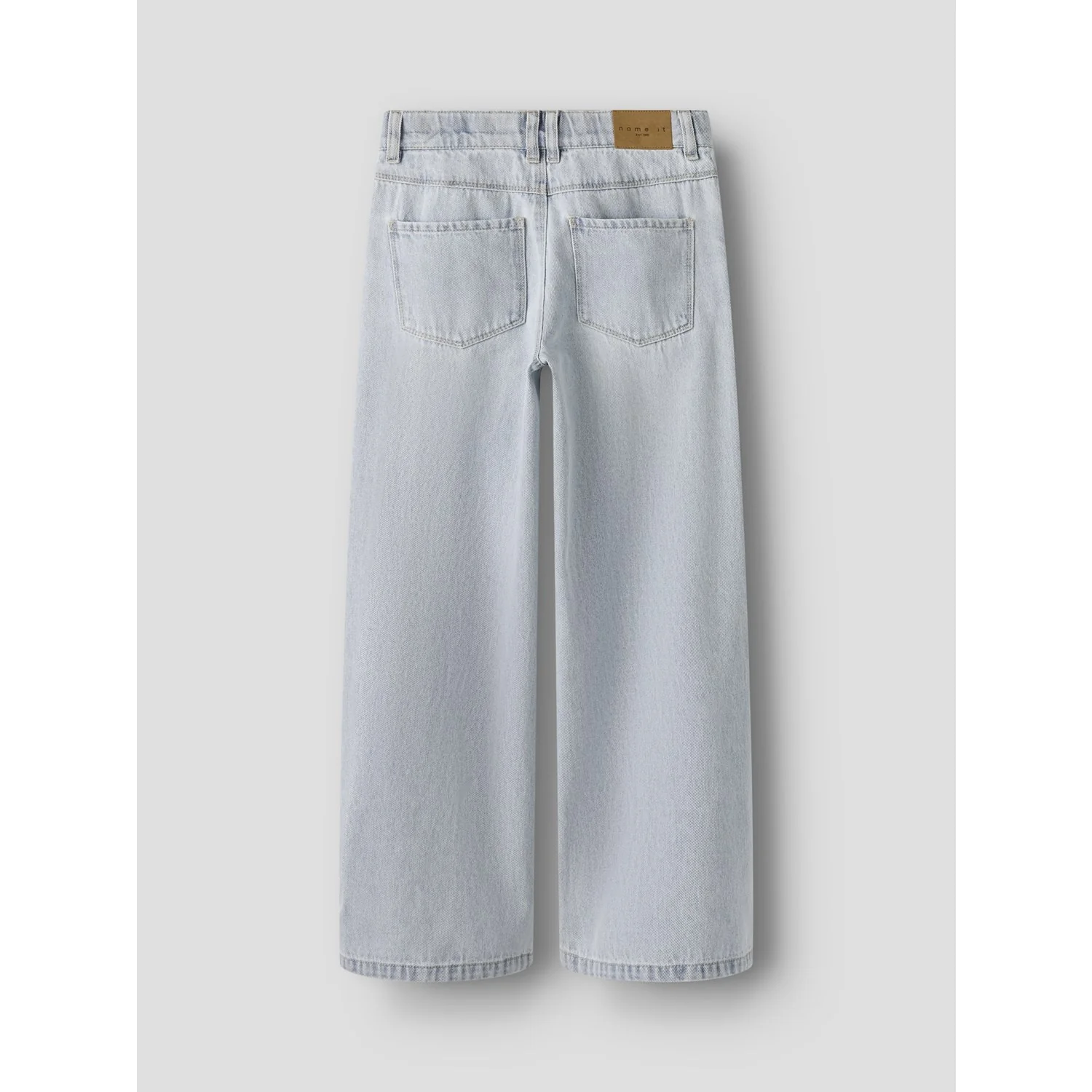 Name It Light Blue Bleached Denim Nkfbella Skater Xwide Jeans 3111-Za Noos - Image 4