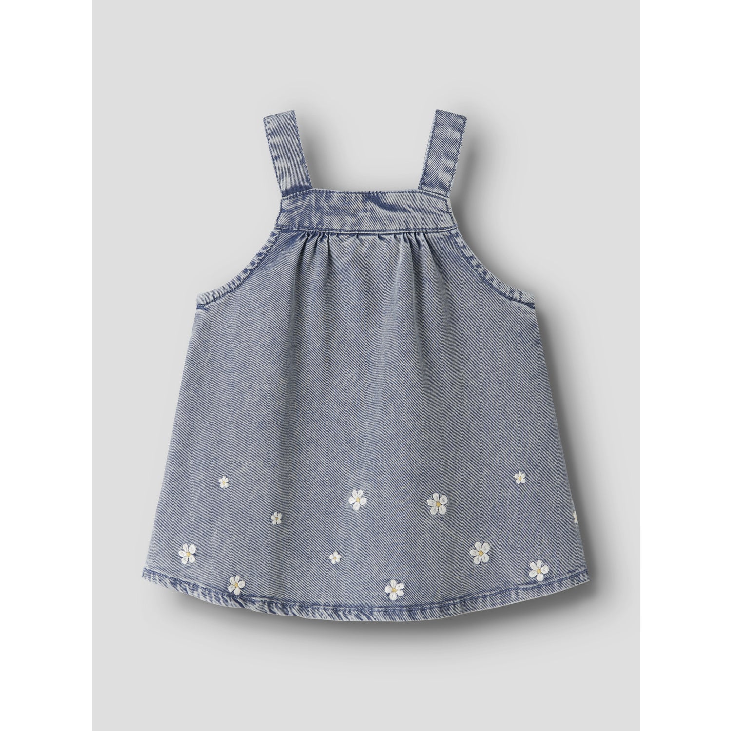 Name It Light Blue Denim Emb Nbfflora Dnm Emb Dress 2017-Yb H - Image 3