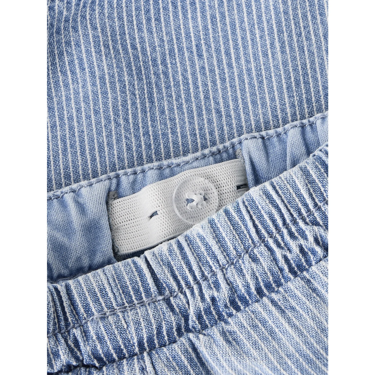 Name It Light Blue Denim Nbmryan Stripe Dnm L Shorts 1910-Ip H - Image 3