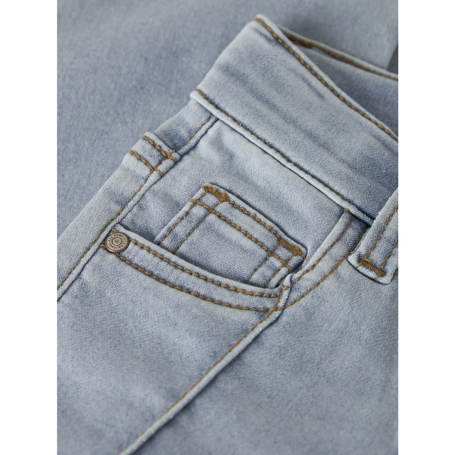 Name It Light Blue Denim Nmfpolly Skinny Bootcut Jeans 2055-Th D - Image 4