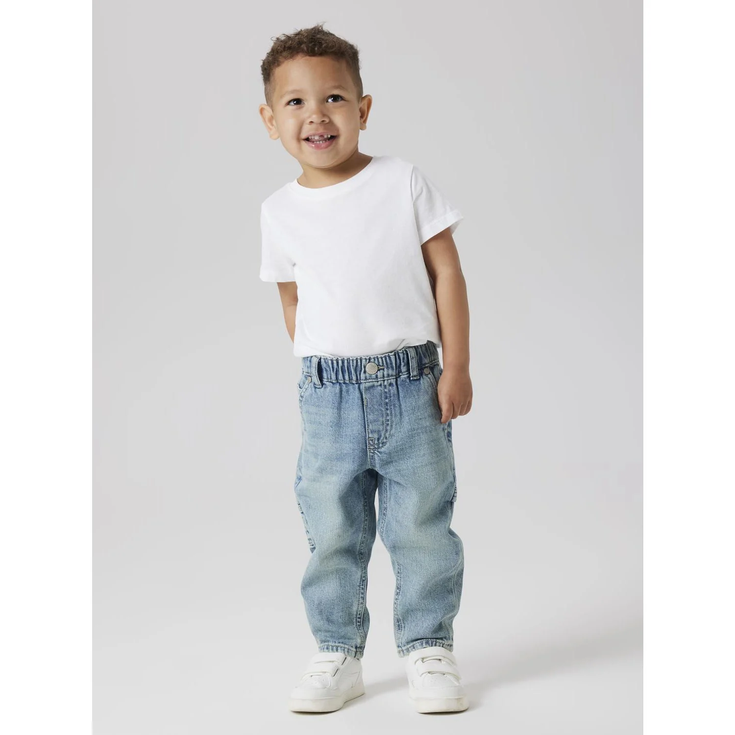 Name It Light Blue Denim Nmmben Tap Jeans Carp 8940-Bc Noos - Image 2