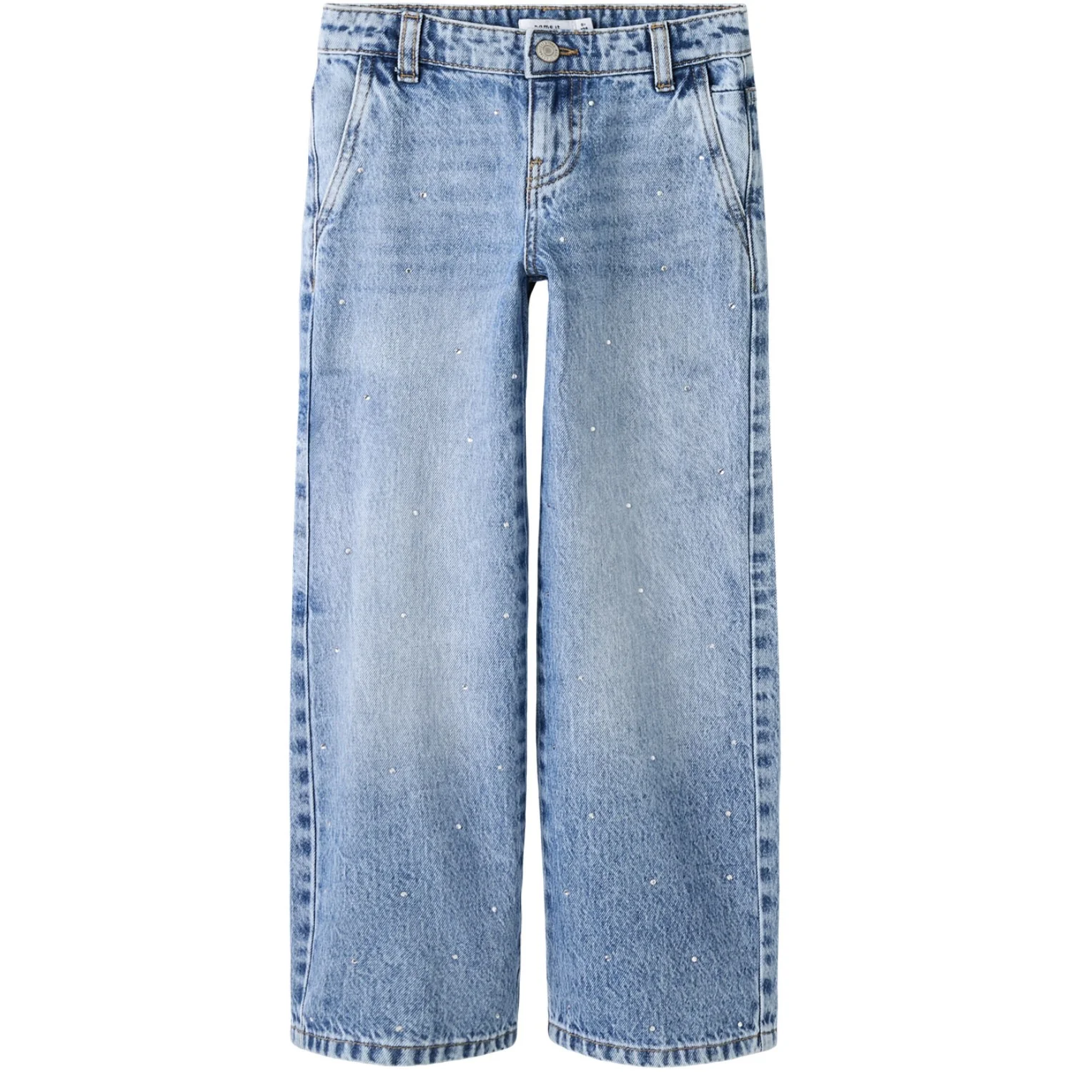 Name It Light Blue Denim Rhine Nkfrose Wide Rhine Jeans 1133-Ac D