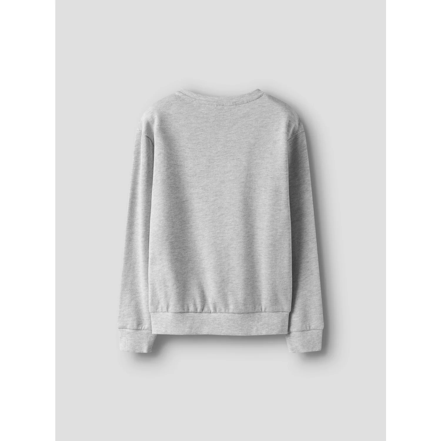 Name It Light Grey Melange Nkftilde Ls Nreg Sweat Top Unb Pb - Image 4