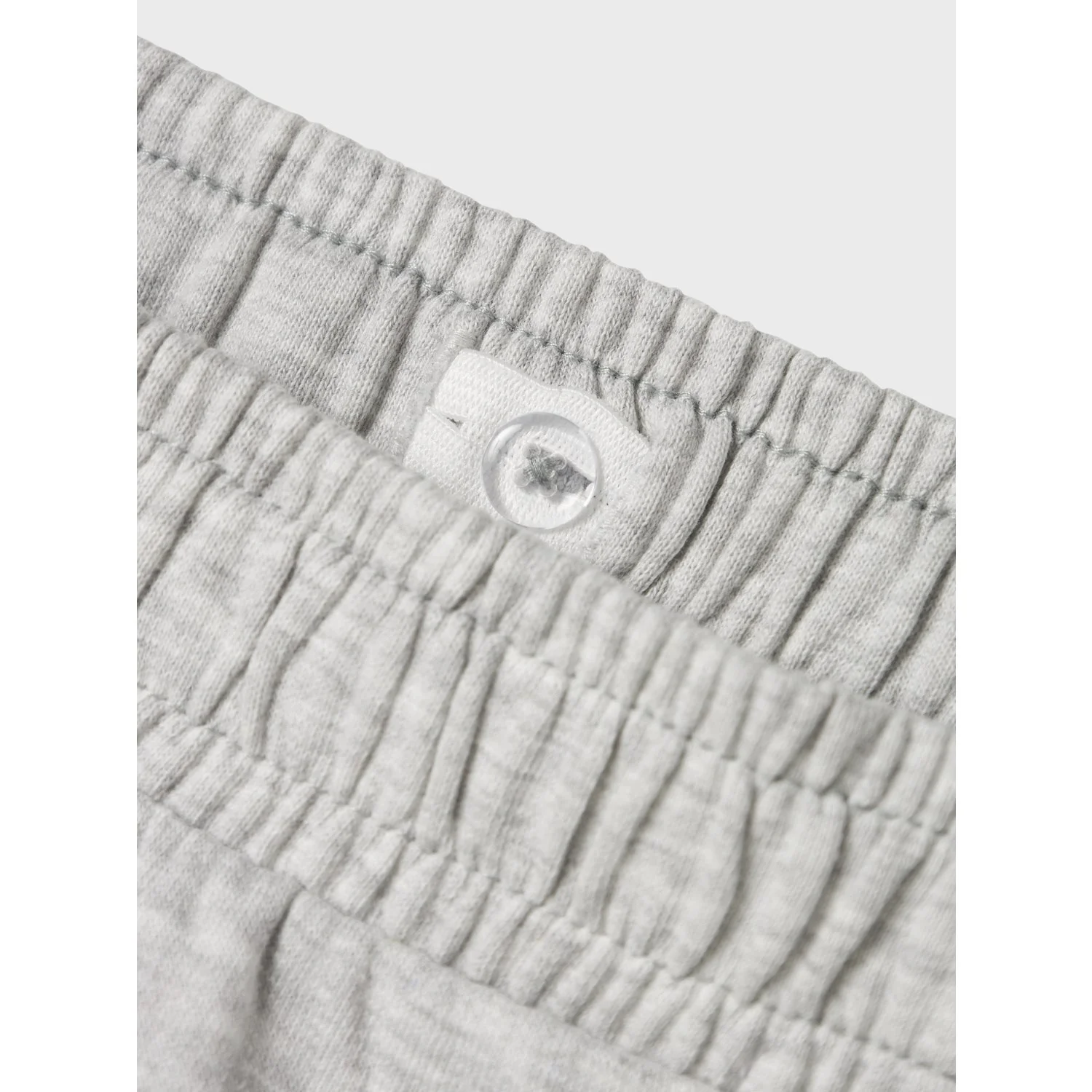 Name It Light Grey Melange Nkmmallo Straight Sweat Pants Bru Noos - Image 2