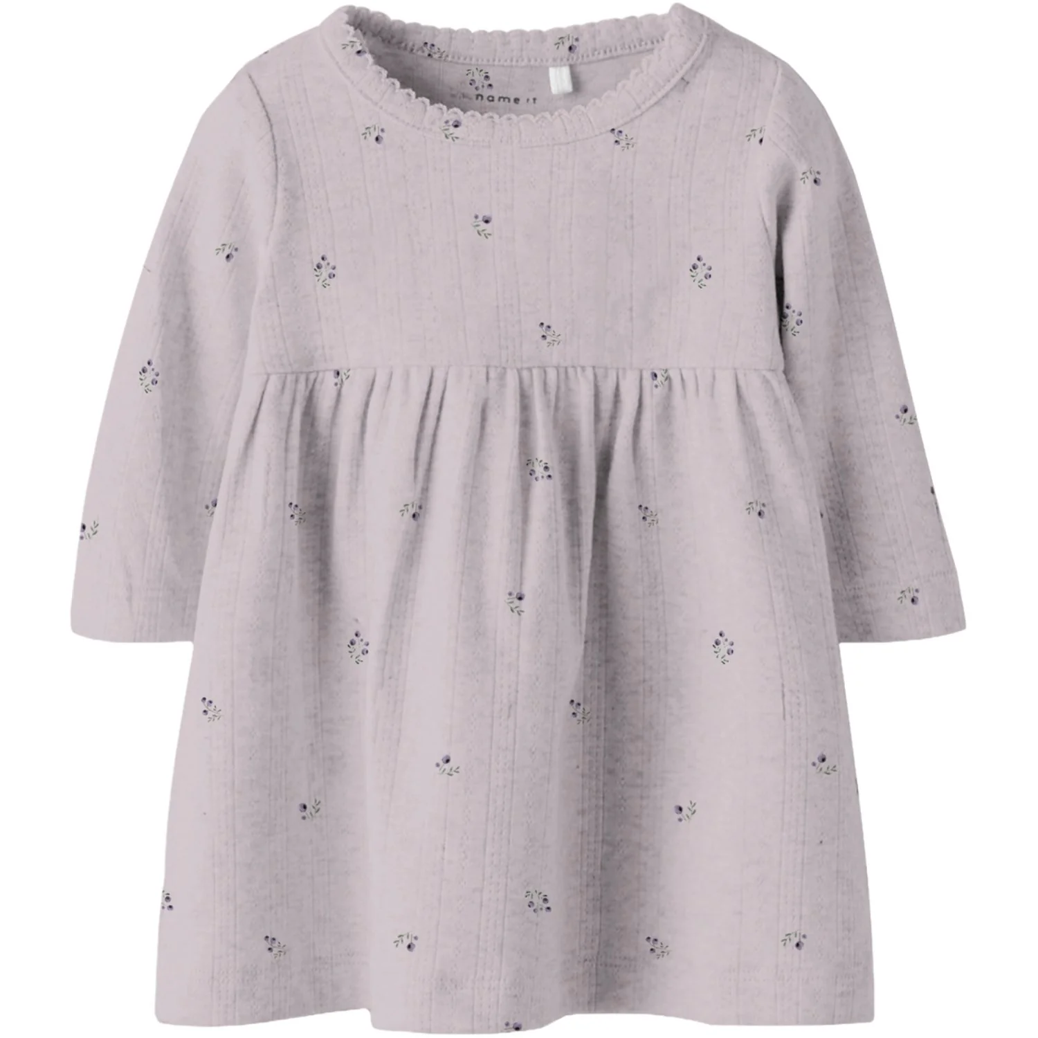Name It Lilac Marble Nbfberries Ls Dress Box