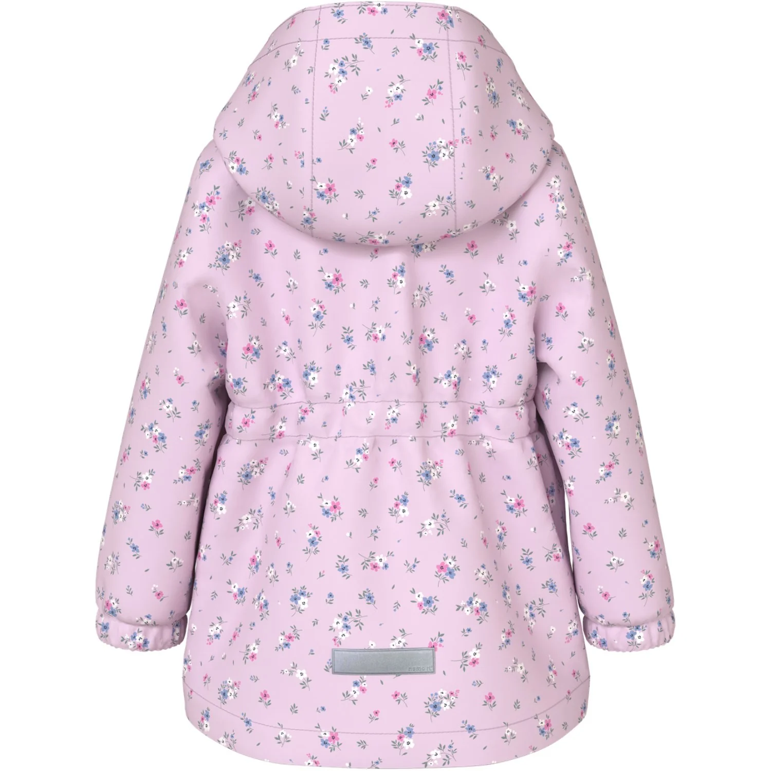 Name It Lilac Snow 4 Floral Patchwork Nmfmaxi Jacket Li Aop Noos - Image 2