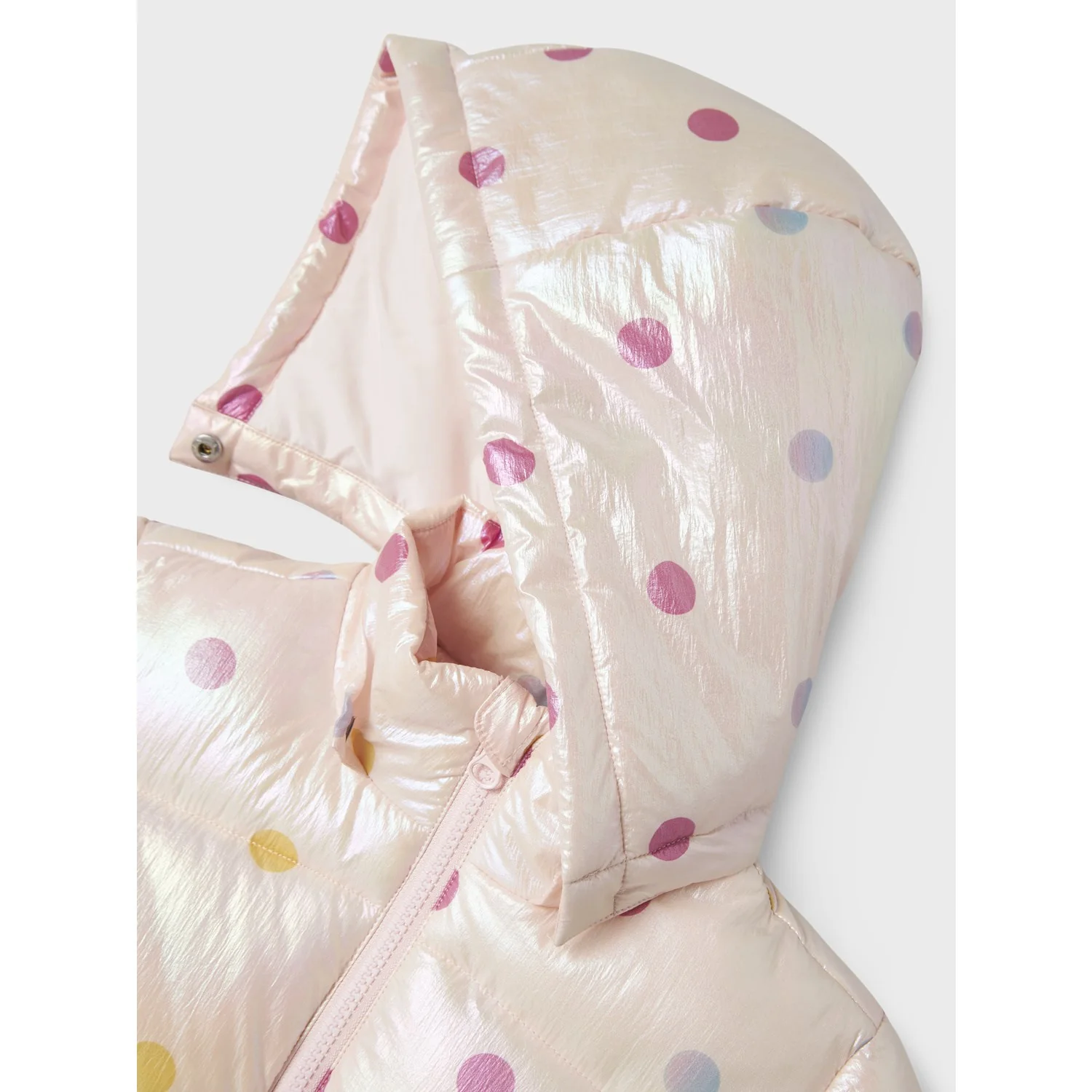 Name It Lilac Snow Nmfmadot Puffer Jacket - Image 3