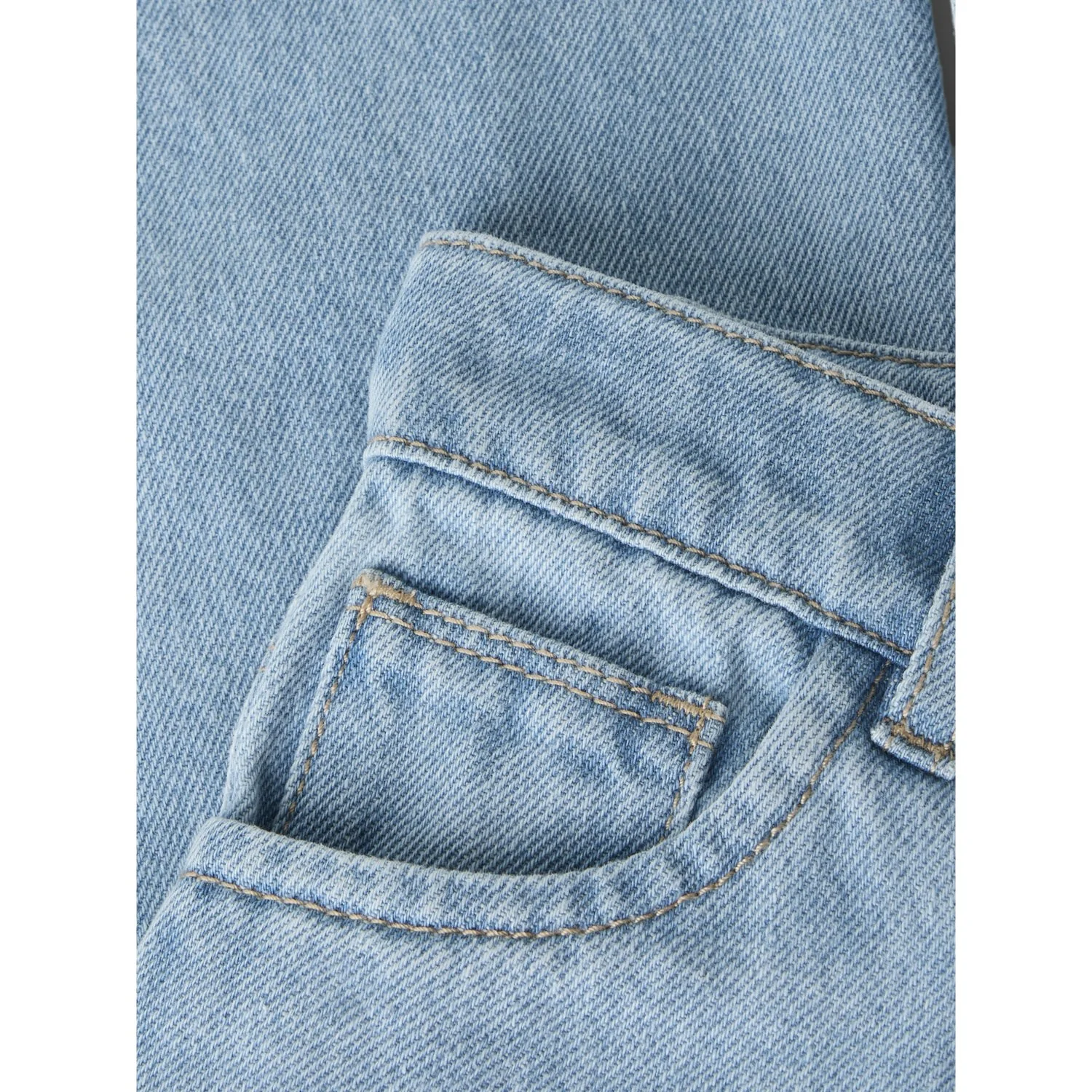 Name It Medium Blue Denim Balloons Nmfrose Wide Emb Jeans 4999-Za - Image 2