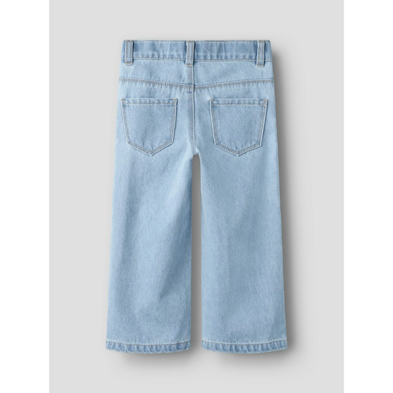 Name It Medium Blue Denim Balloons Nmfrose Wide Emb Jeans 4999-Za - Image 4