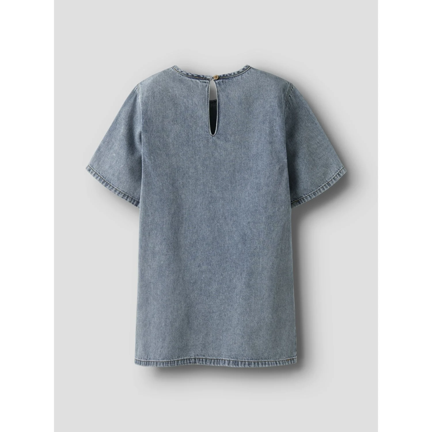 Name It Medium Blue Denim Beau 2/4 Denim Dress - Image 3