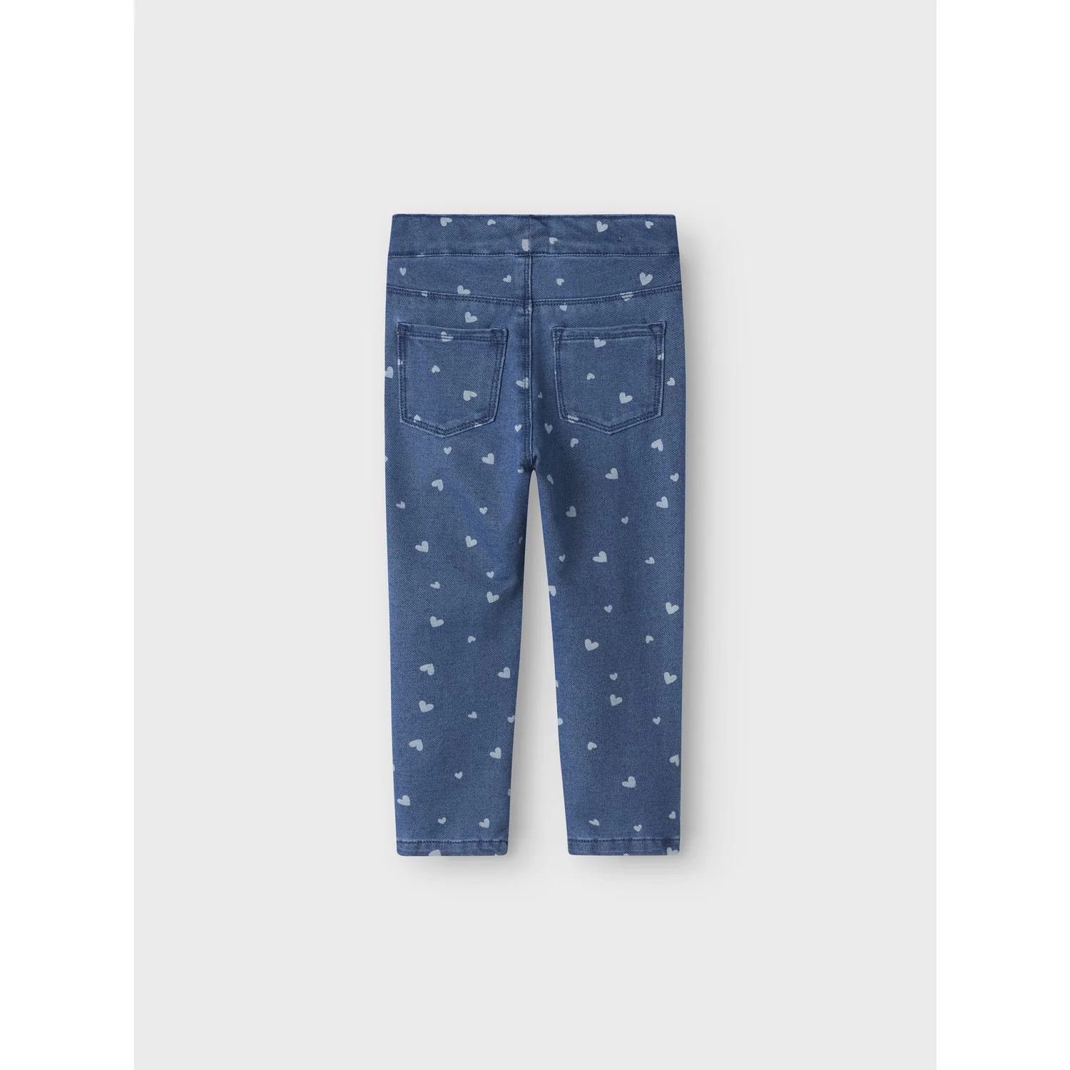Name It Medium Blue Denim Heart Nmfsalli Slim Dnm Leggings 2352-Vb Noos - Image 3