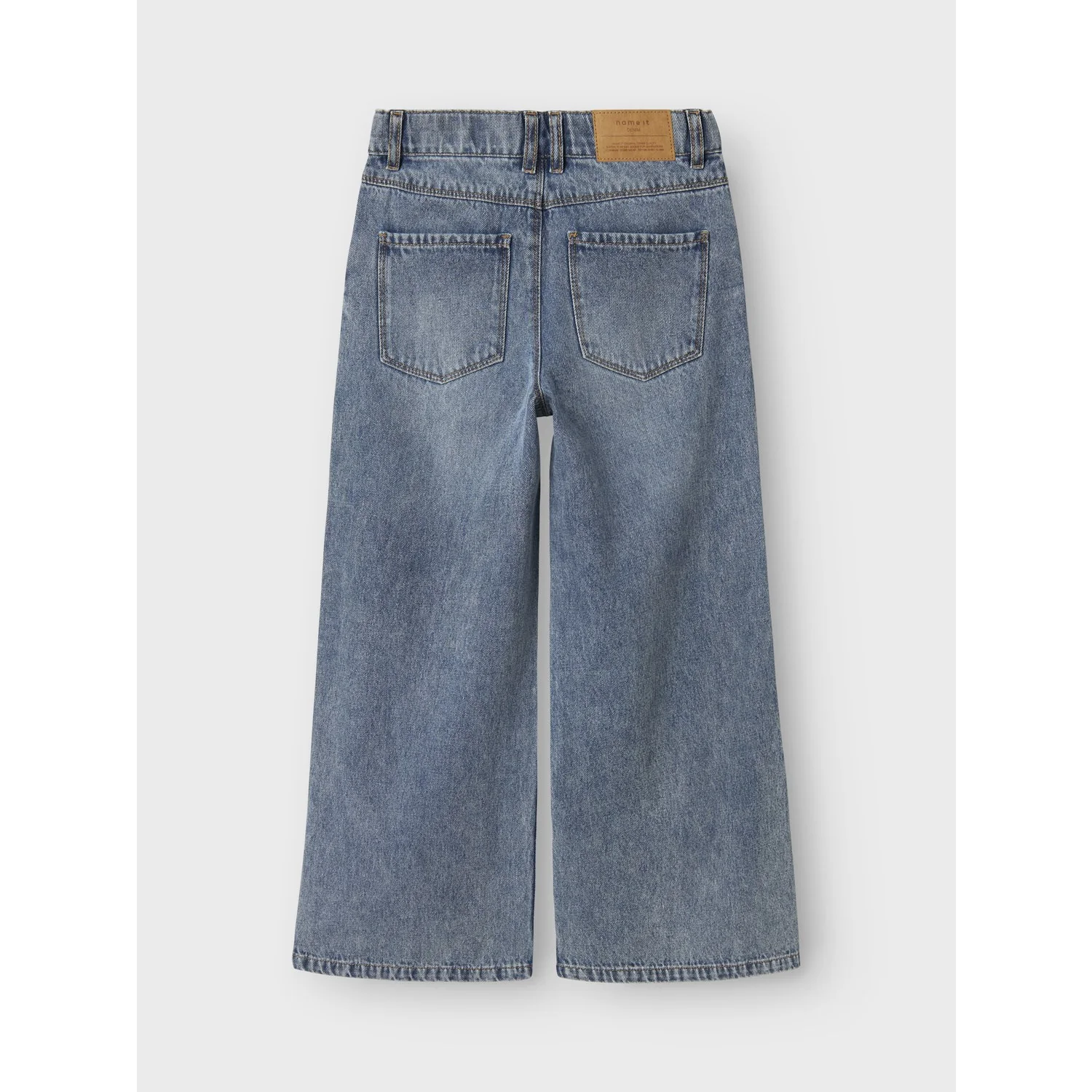 Name It Medium Blue Denim Nkfbella Skater Xwide Jeans 3111-Za Noos - Image 6