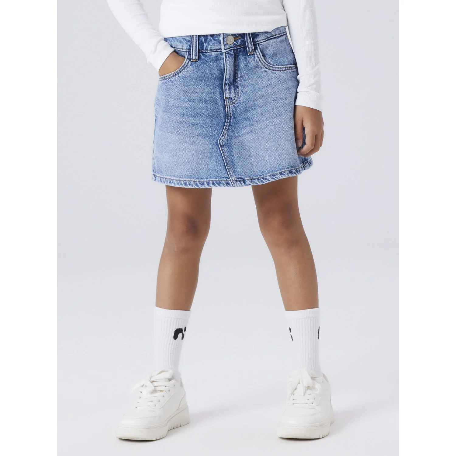 Name It Medium Blue Denim Nkfemma Dnm Skort 1040-Mj Noos - Image 3