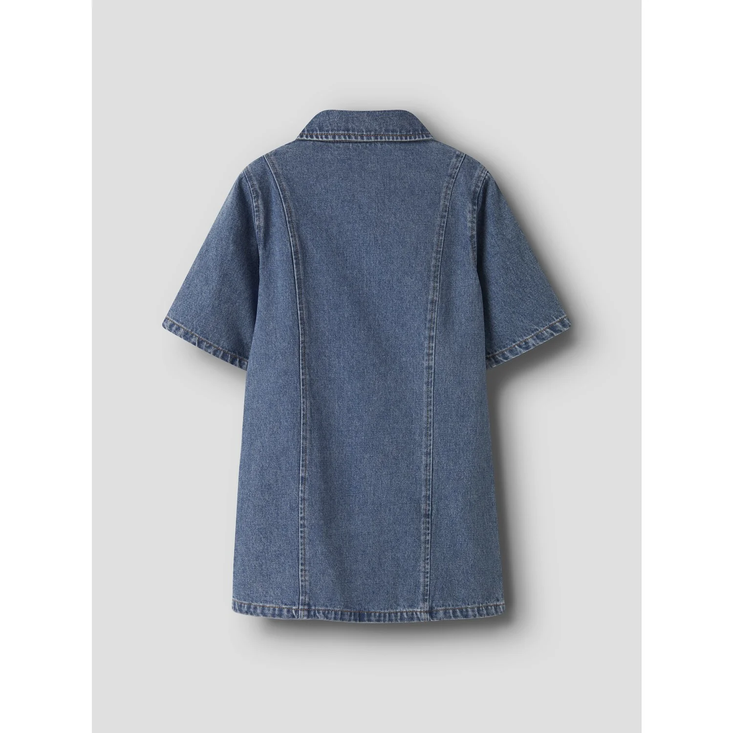 Name It Medium Blue Denim Nkfgianna 2/4 Dnm Dress 2221-Iz D - Image 3