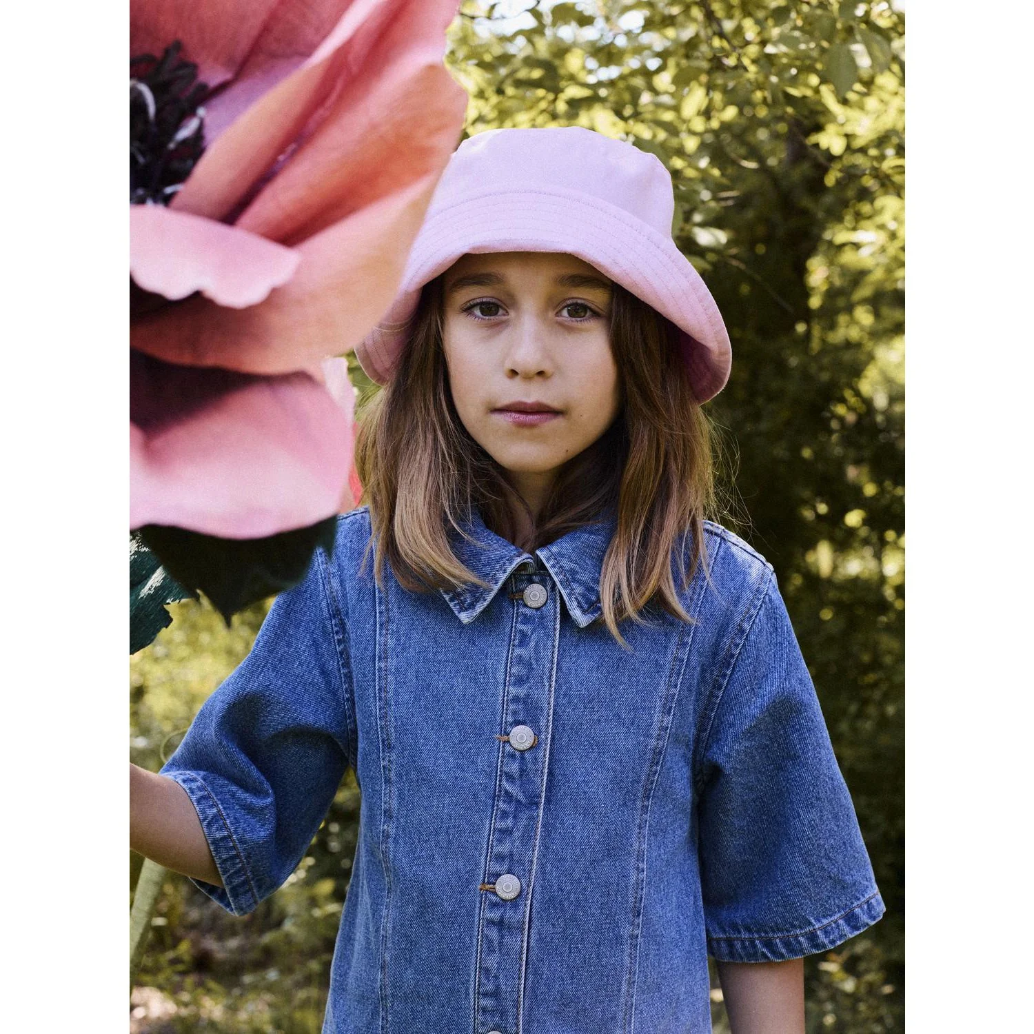 Name It Medium Blue Denim Nkfgianna 2/4 Dnm Dress 2221-Iz D - Image 4