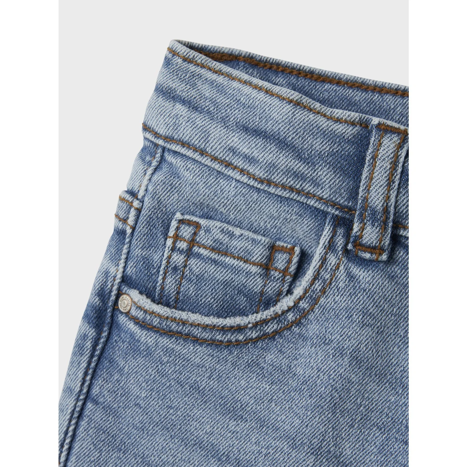 Name It Medium Blue Denim Nmfbella Balloon Jeans 2441-Sm Noos - Image 3