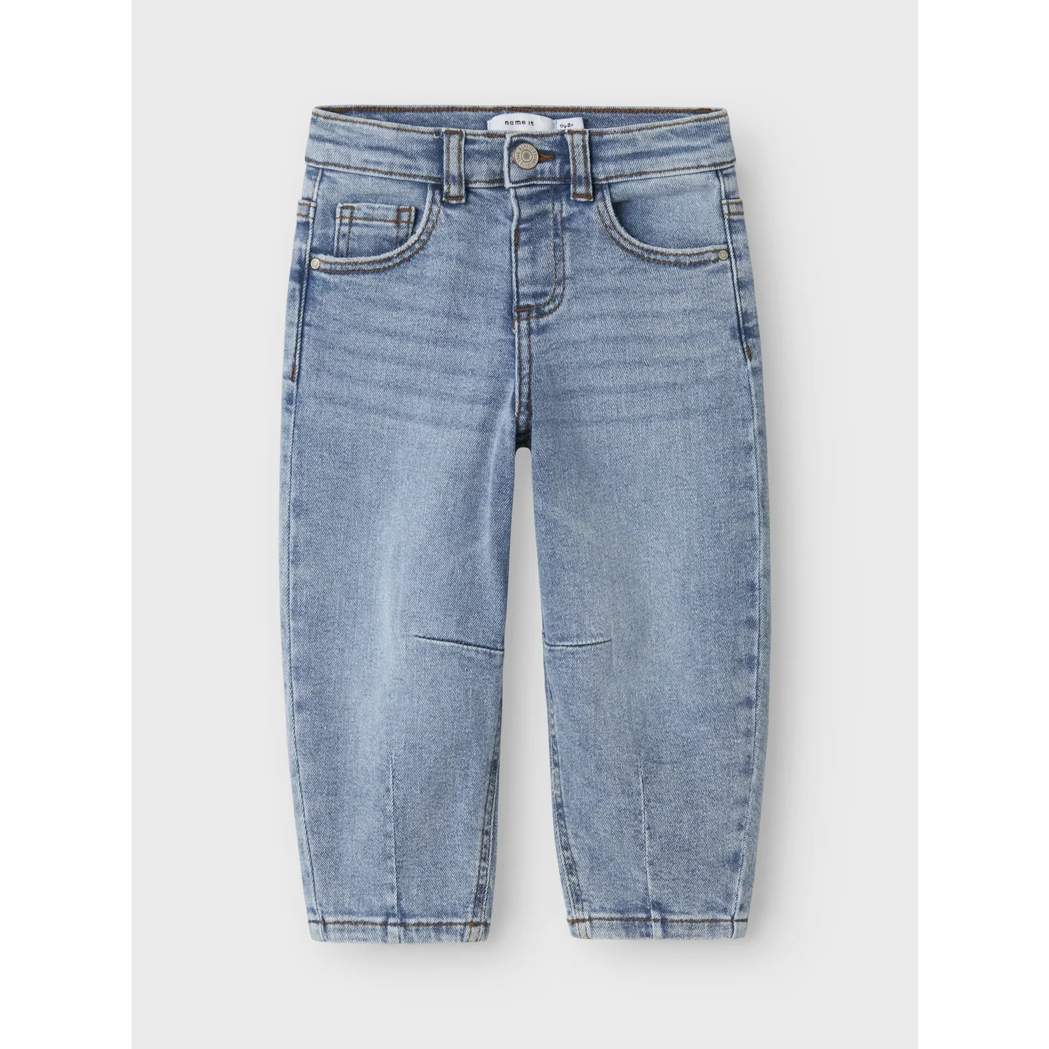 Name It Medium Blue Denim Nmfbella Balloon Jeans 2441-Sm Noos - Image 5