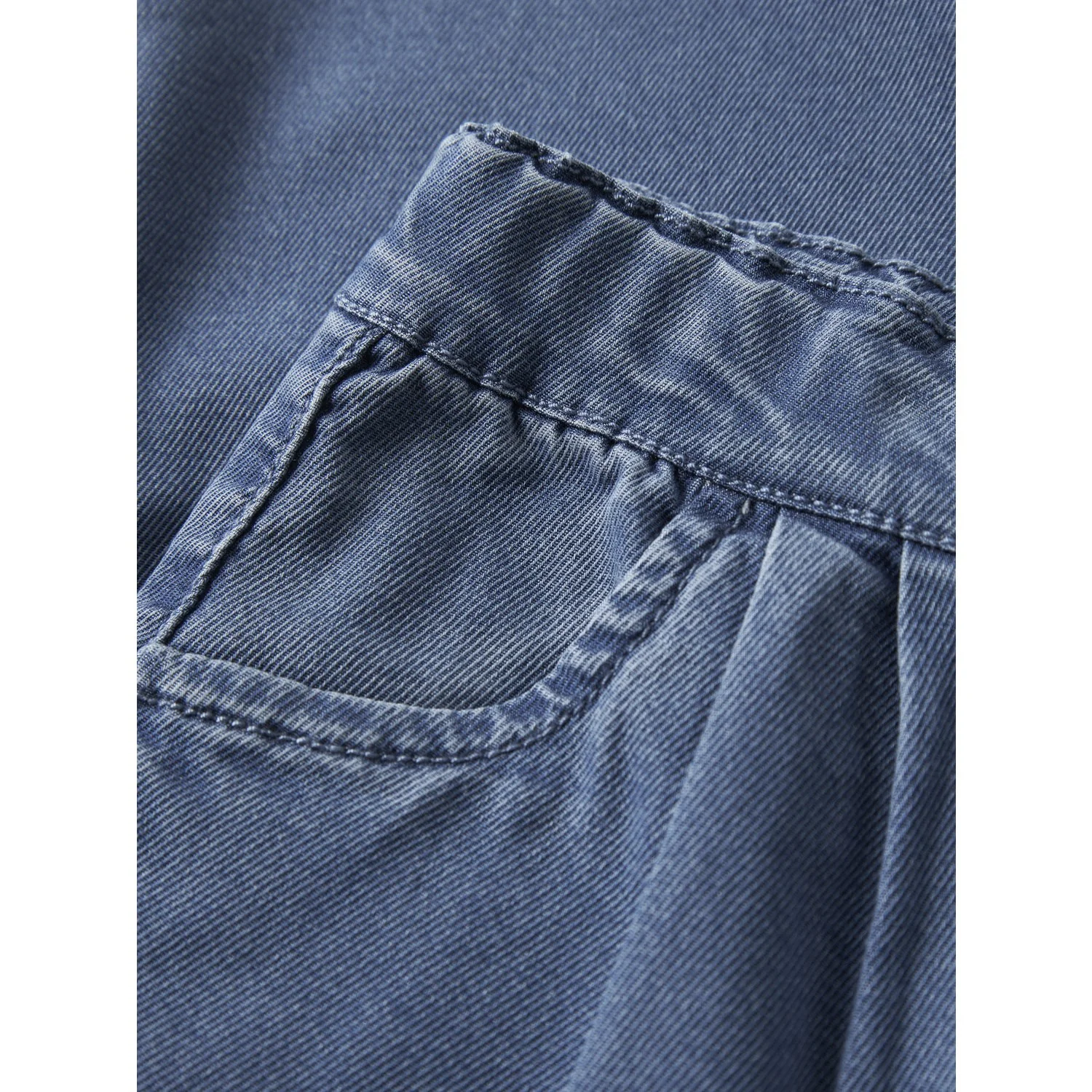 Name It Medium Blue Denim Nmfbella Wide Pull Up Jeans 2533-Yb T - Image 2