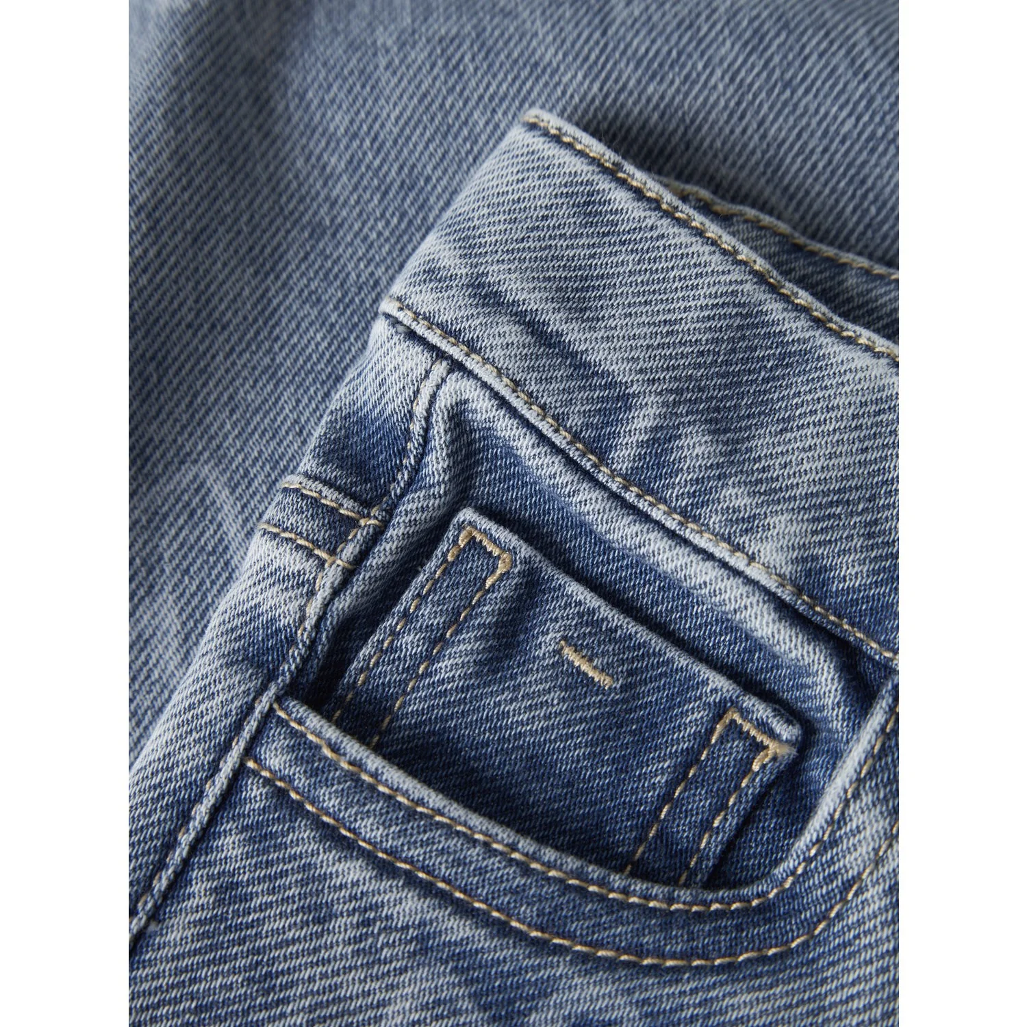 Name It Medium Blue Denim Nmfrose Straight Laser Jeans 2583-Gy B - Image 2