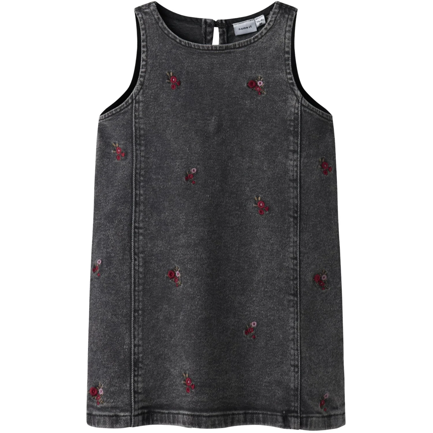 Name It Medium Grey Denim Flower Emb Nmfbrynn Emb Dnm Spencer 2006-fr R