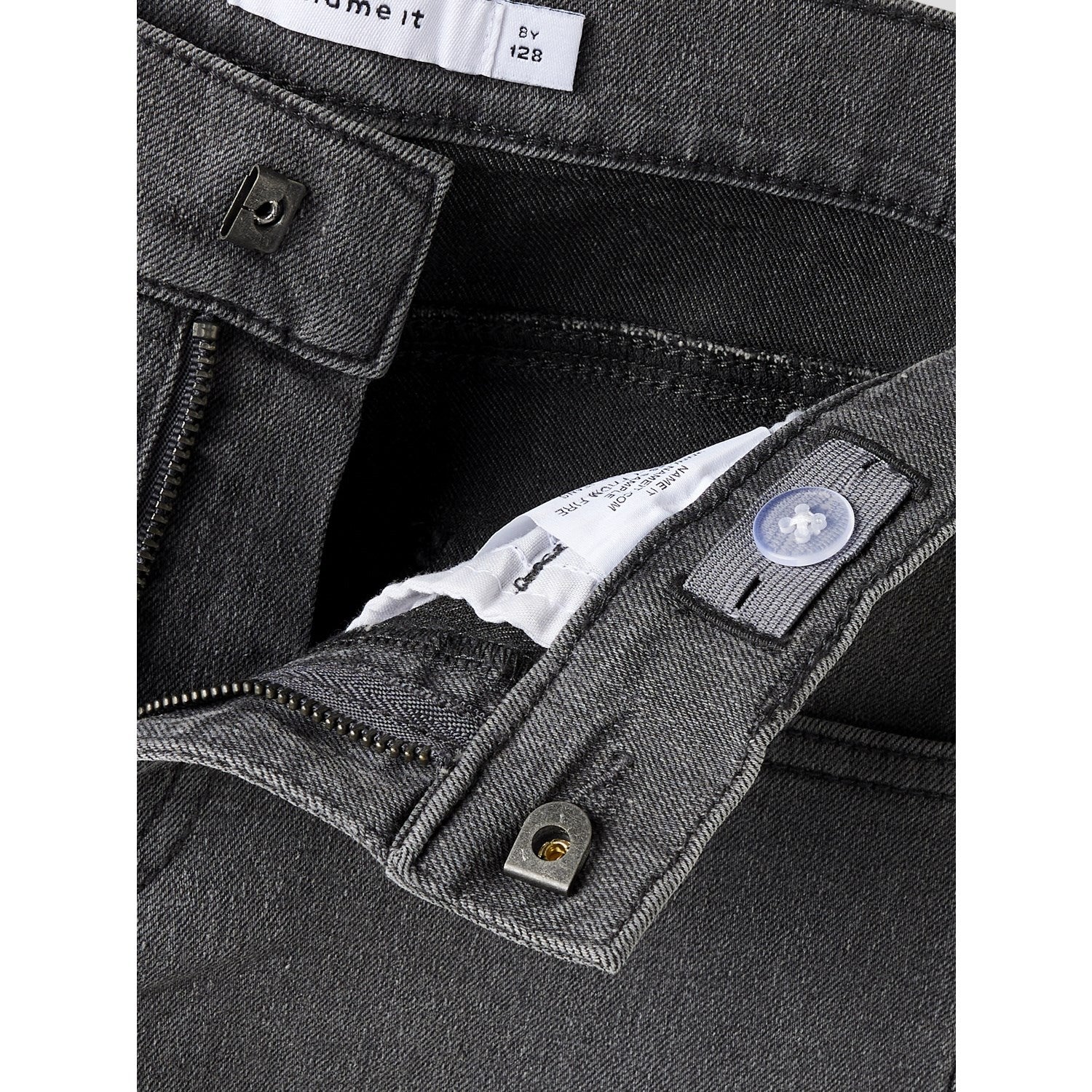 Name It Medium Grey Denim Nkfrose Wide Jeans 1061-Dt Tb - Image 4