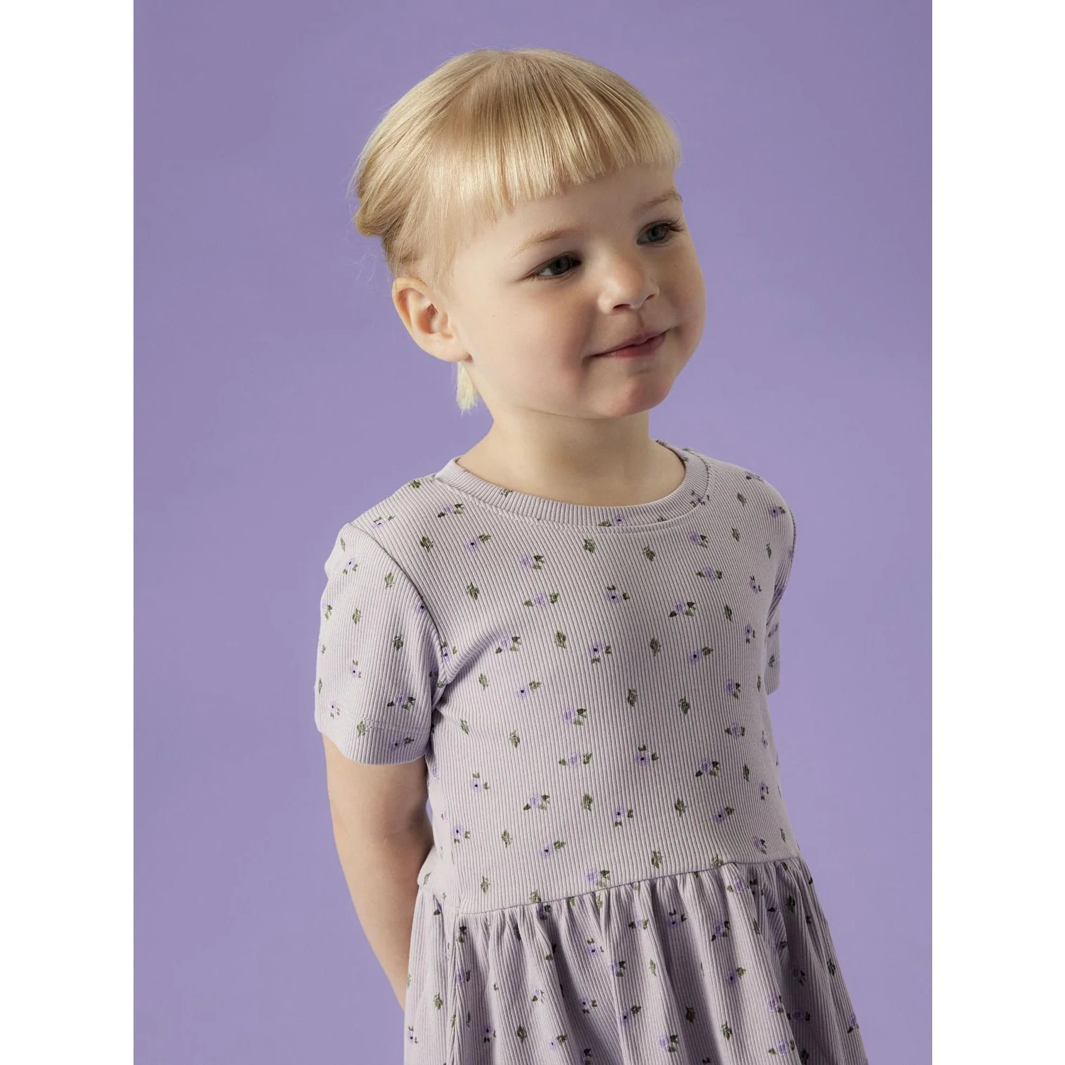 Name It Misty Lilac Nmfhofie Ss Dress - Image 3