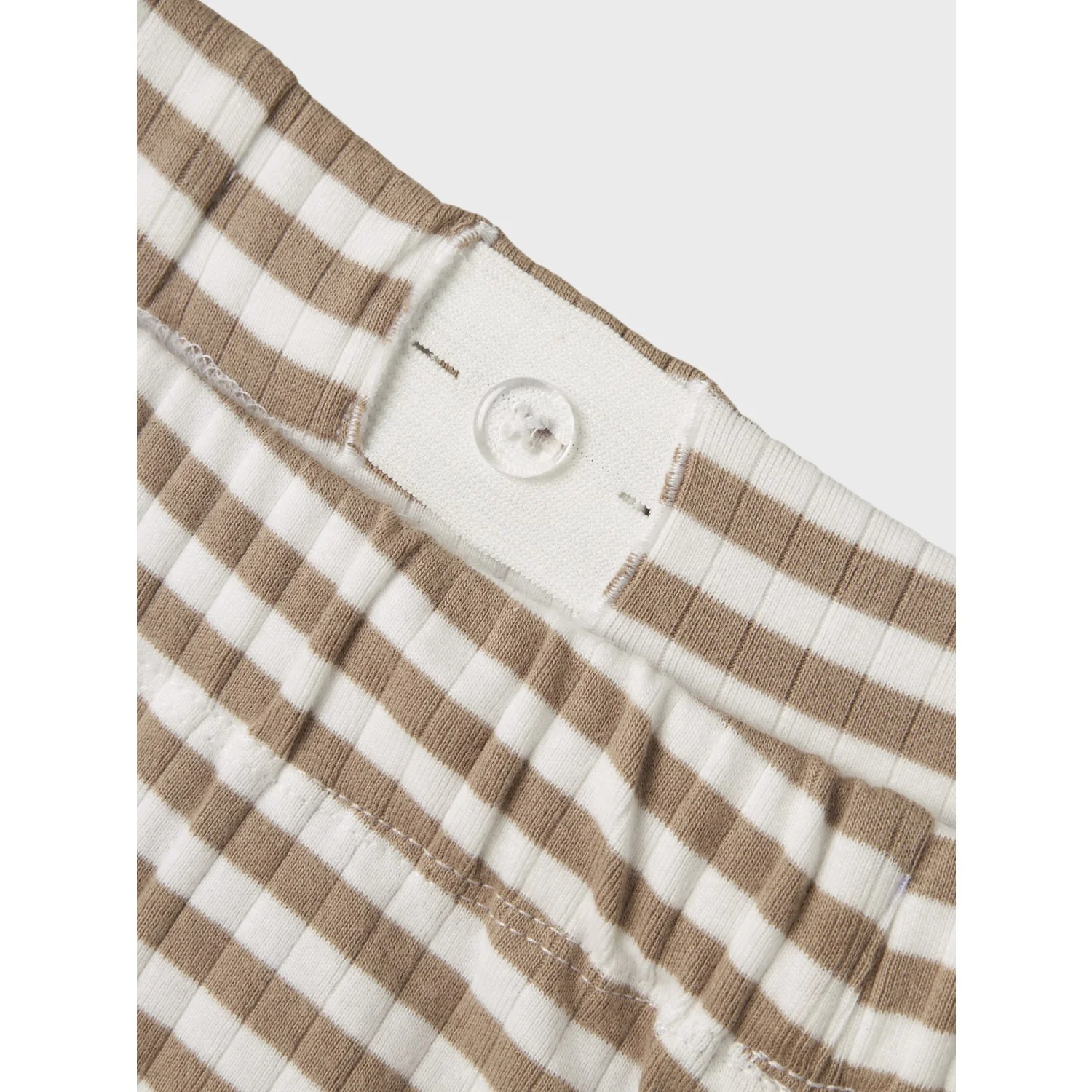 Name It Mocha Meringue W. Bright White Nkfsuraja Straight Pants Noos - Image 2